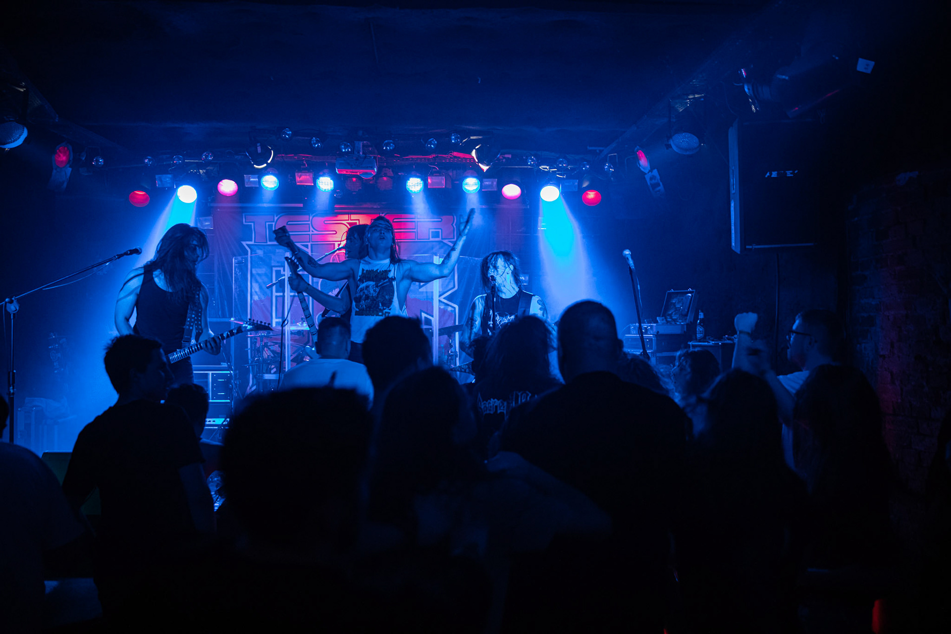 1.02.2020 Blood For Blood Tour part I. koncert zespołu Tester Gier - Crossover Thrash, Punk, Hardcore, Metal, Warszawa klub VooDoo, fot. Andrzej Wasilkiewicz/REPORTER