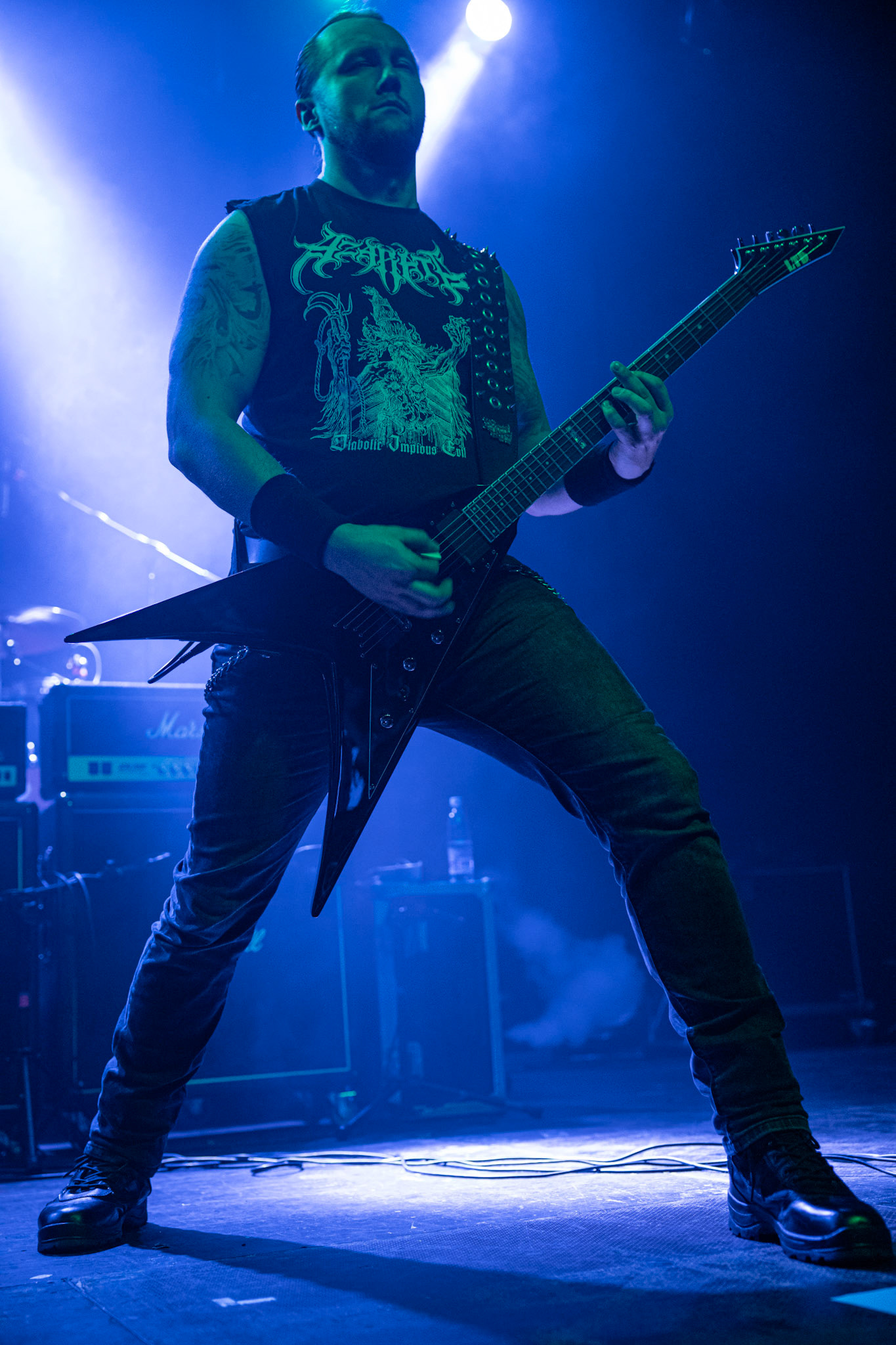 21.12.2019 Metalowa Wigilia 2019 w warszawskiej Progresji.
Koncert zespołu Infernal War, polski blackmetal.
Massive Music 
fot. Andrzej Wasilkiewicz/REPORTER