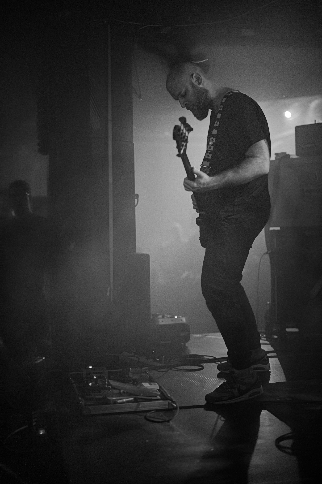 Koncert 4dots - 20.12.2019 Warszawa Klub Pogłos, n/z K. Stankiewicz bass, Post something, Post something else, fot. Andrzej Wasilkiewicz/REPORTER