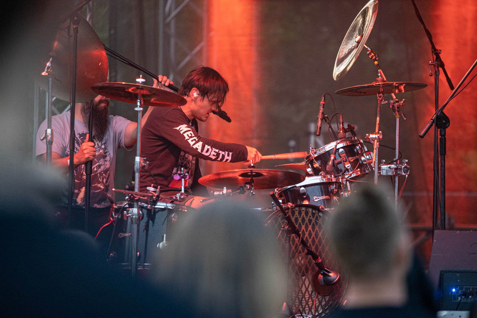 Koncert Luxtorpeda 10 urodziny. Warszawa Progresja.Gramy do Woli.n/z.Tomasz „Krzyżyk” Krzyżaniak – perkusjaFot. Andrzej kaziq Wasilkiewicz/Reporter