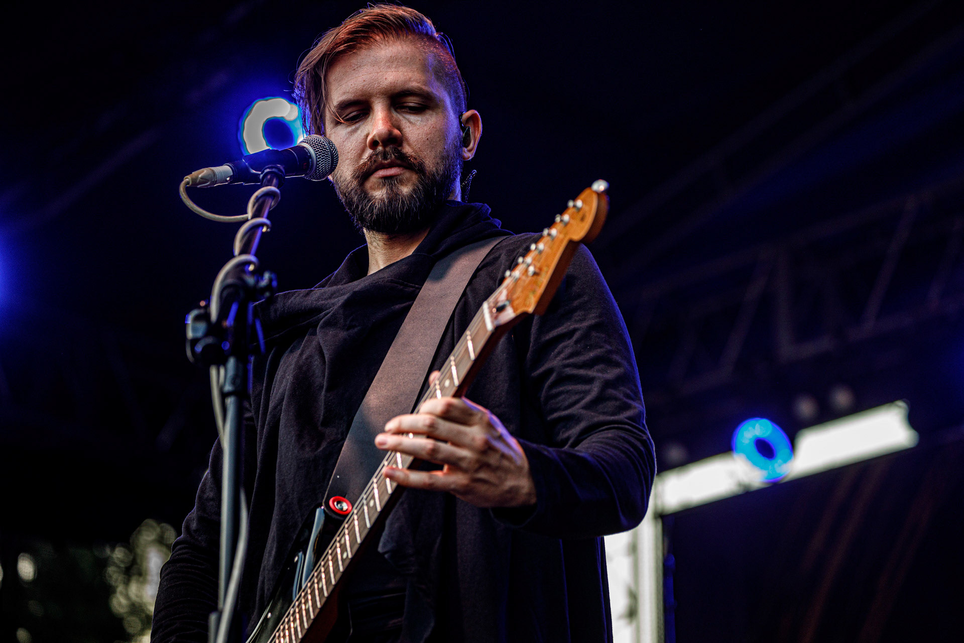 22.07.2022 Sunnata - przed Paradise Lost - na warszawskim koncercie letniej sceny klubu Progresja.Knock Out Production, Produkcja Knock Out Productions,Fot. Andrzej Wasilkiewicz/Reporter