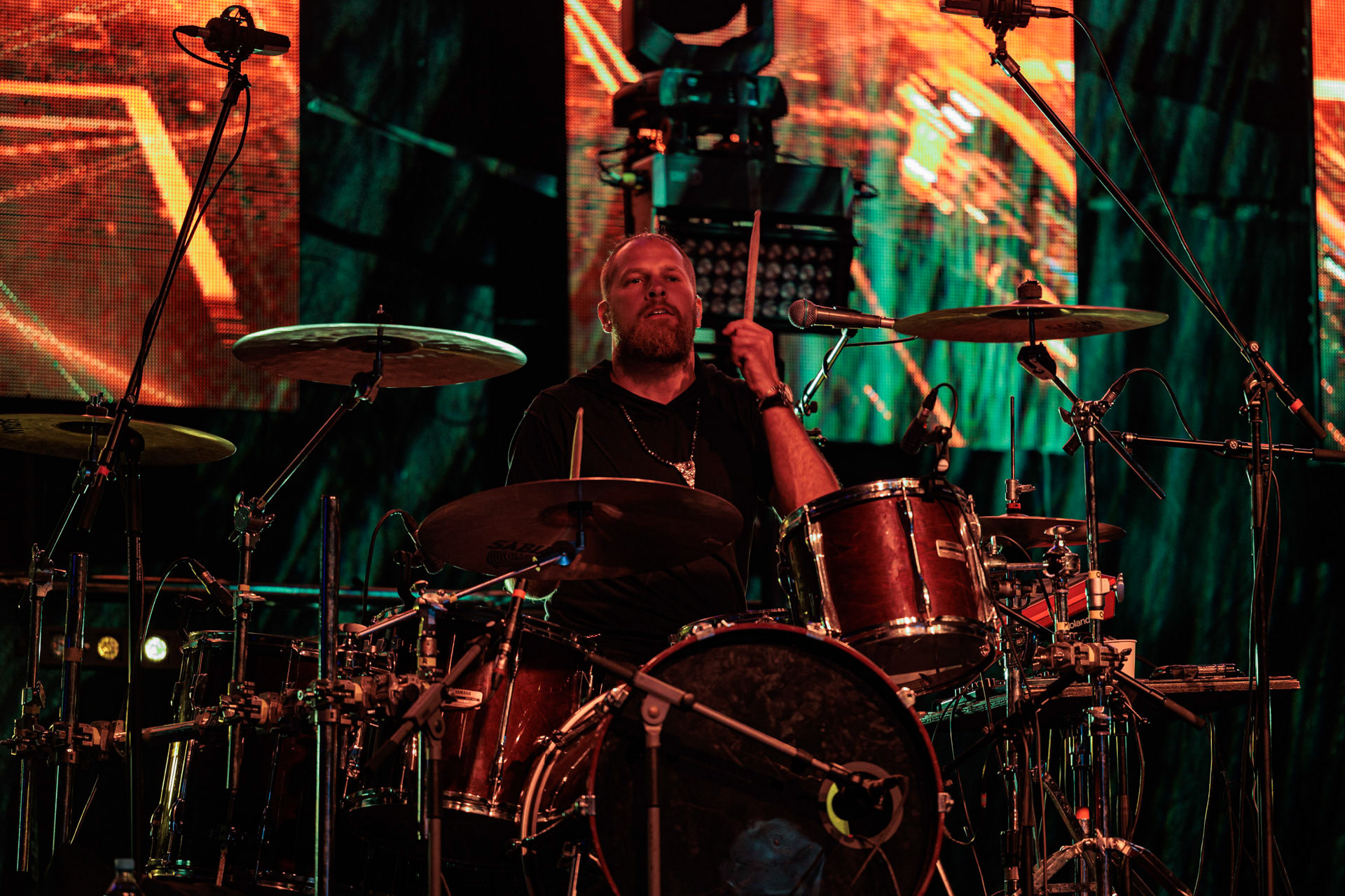 13.05.2022 Wilki Juwenalia Politechniki Warszawskiejn/z Adam Kram – perkusja,rock, pop, polski rock, art rock, fot. Andrzej Wasilkiewicz/Reporter