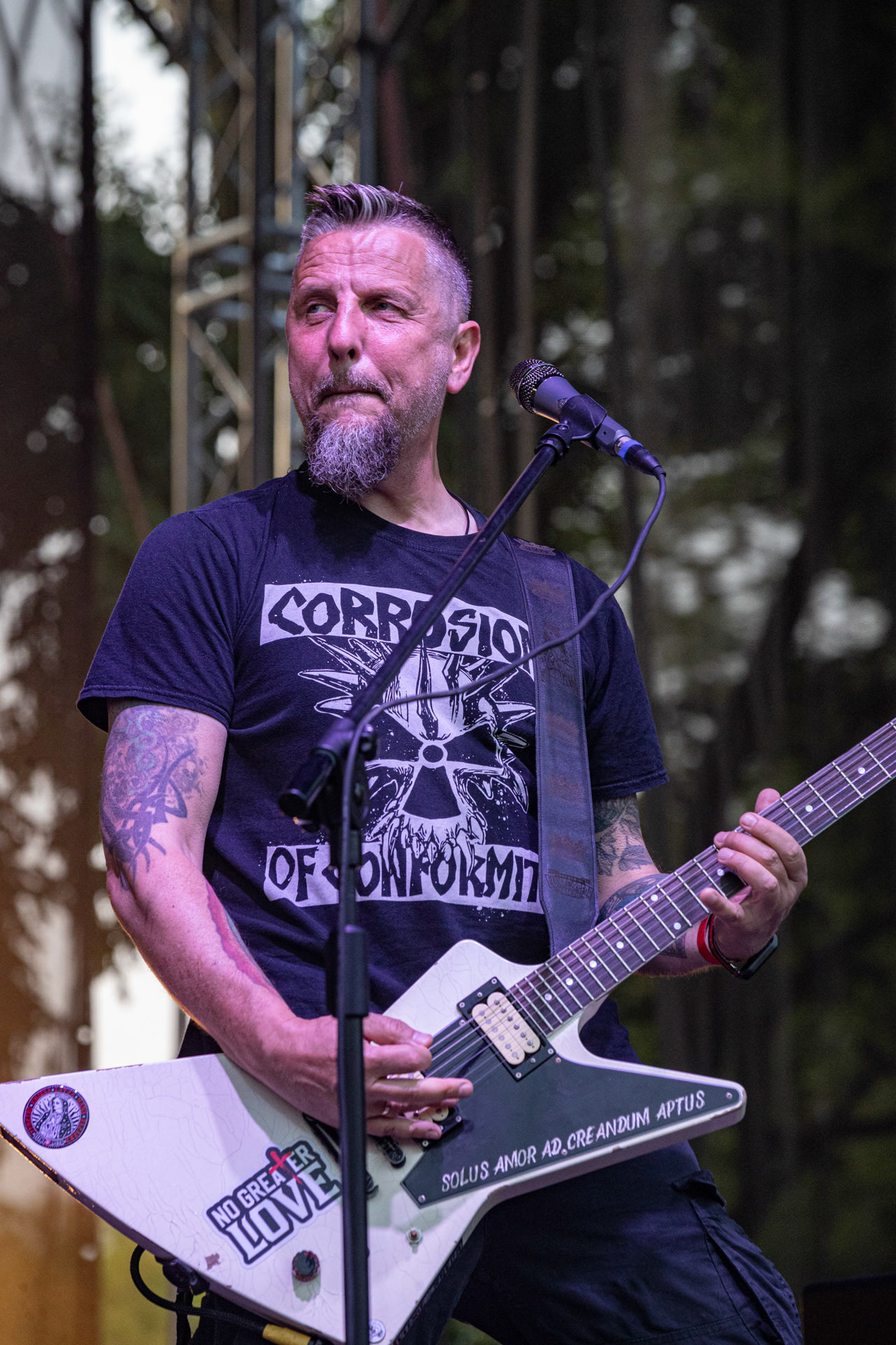 Koncert Luxtorpeda 10 urodziny. Warszawa Progresja.Gramy do Woli.n/z.Robert „Litza” Friedrich – gitara, wokal,Fot. Andrzej kaziq Wasilkiewicz/Reporter