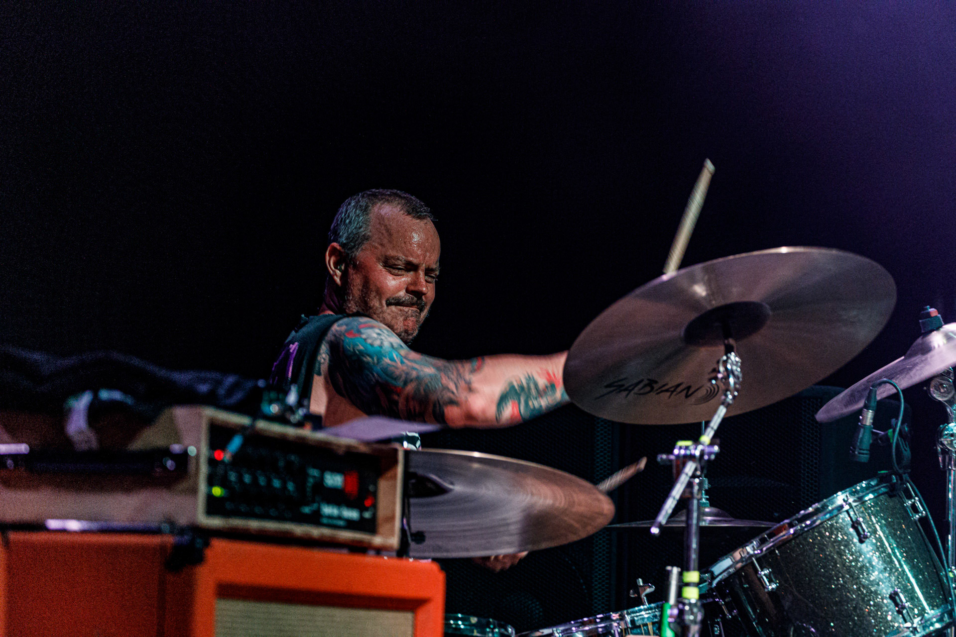 26.06.2022 koncert RED FANG - USA. Relapse Records - stoner, hard rock, metal.Warszawski koncert w klubie Progresja promuje ostatni album amerykanow - Arrows wydany w 2021r.Produkcja WiniaryBookings. Patronat koncertu Antyradio.fot. Andrzej Wasilkiewicz/Reporter