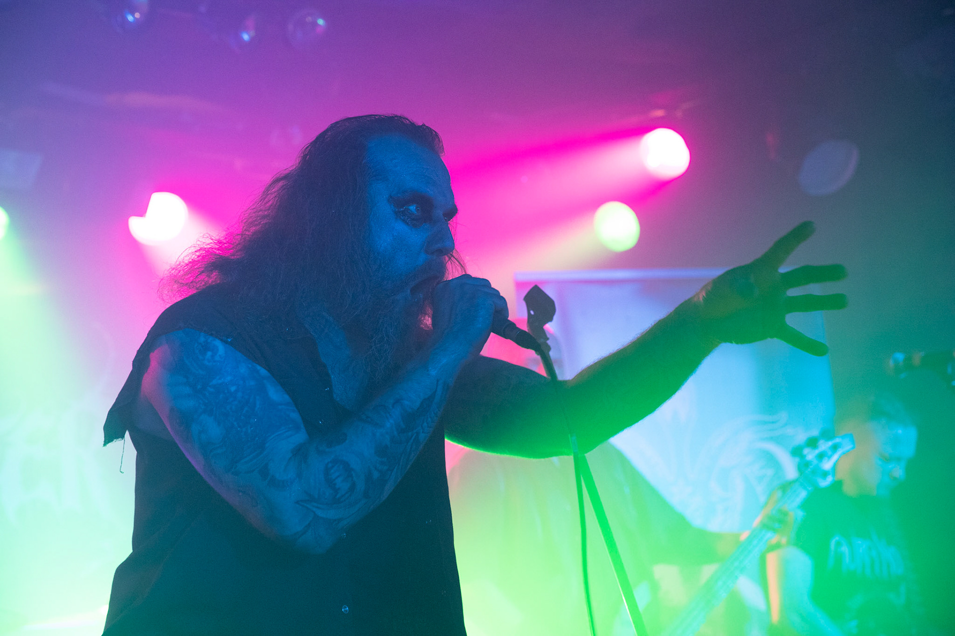 14.01.2019r. Witchmaster,  trasa XX years of Violence & Blasphemy klub VooDoo  Warszawa.  fot. Andrzej Wasilkiewicz/Reporter