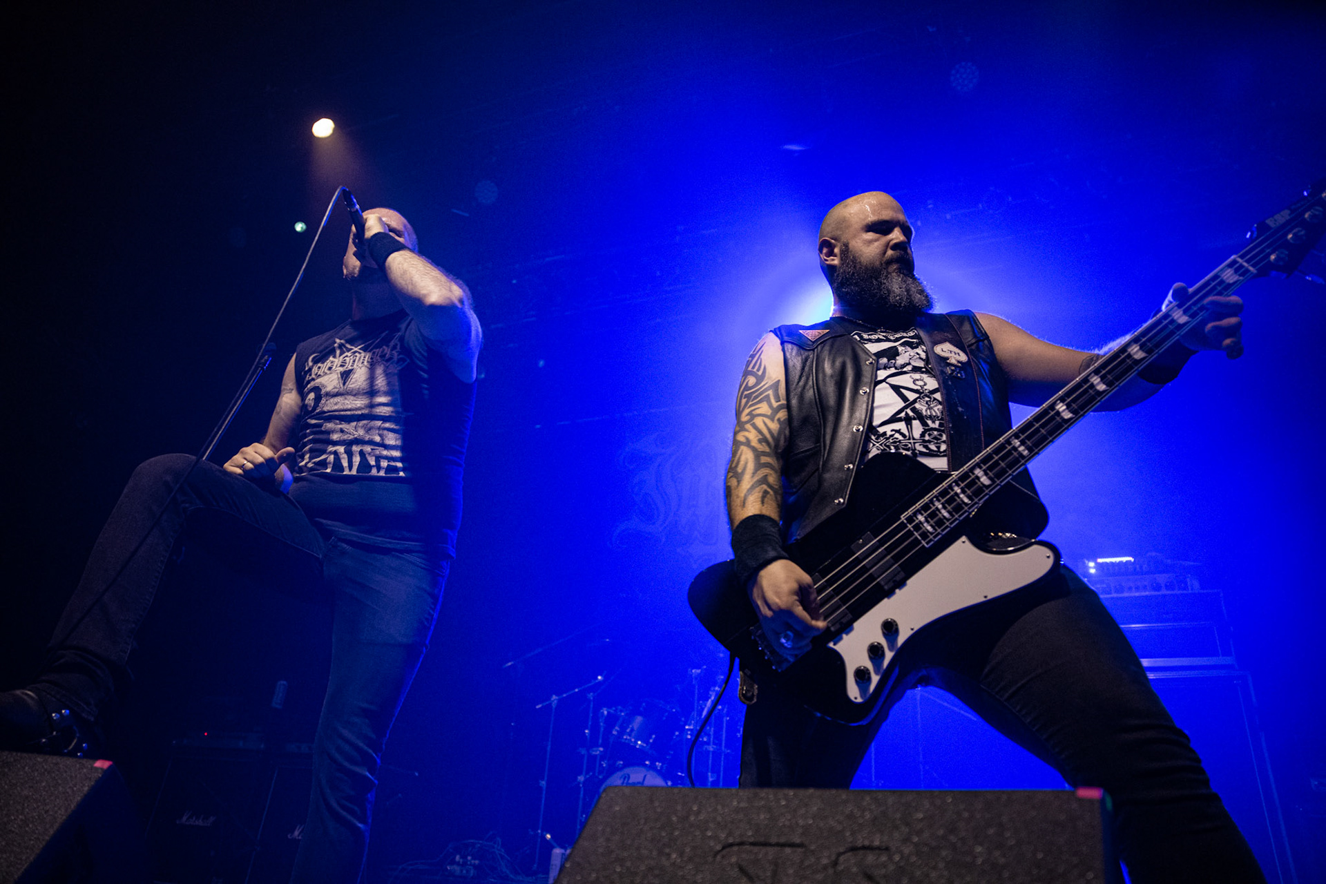 21.12.2019 Metalowa Wigilia 2019 w warszawskiej Progresji.Koncert zespołu Infernal War, polski blackmetal.Massive Music fot. Andrzej Wasilkiewicz/REPORTER