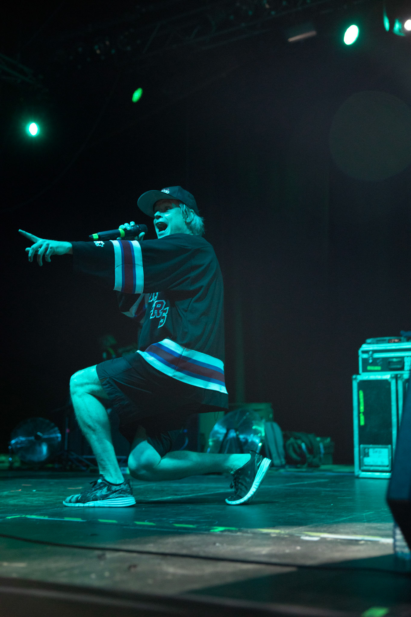 Dog Eat Dog - USA - hardcore, punkrock, rap, metal, hip hop,reggae, soul, funk,
Dave Neabore (bass), 
John Connor (vocals), 
Brandon Finley (drums) 
Roger Hämmerli (guitar)
Bozez (sax & beer)
koncert w Warszawskiej Progresji w ramach trasy 25 lat All Boro Kings zespołu Dog Eat Dog.
fot. Andrzej Wasilkiewicz/Reporter