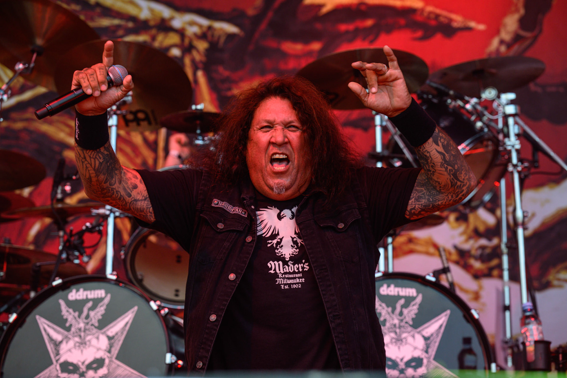 2024.07.21 Testament, thrash metal - Warszawa Letnia Scena Progresji, Knock Out Productions, fot. Andrzej Wasilkiewicz/kaziq.com