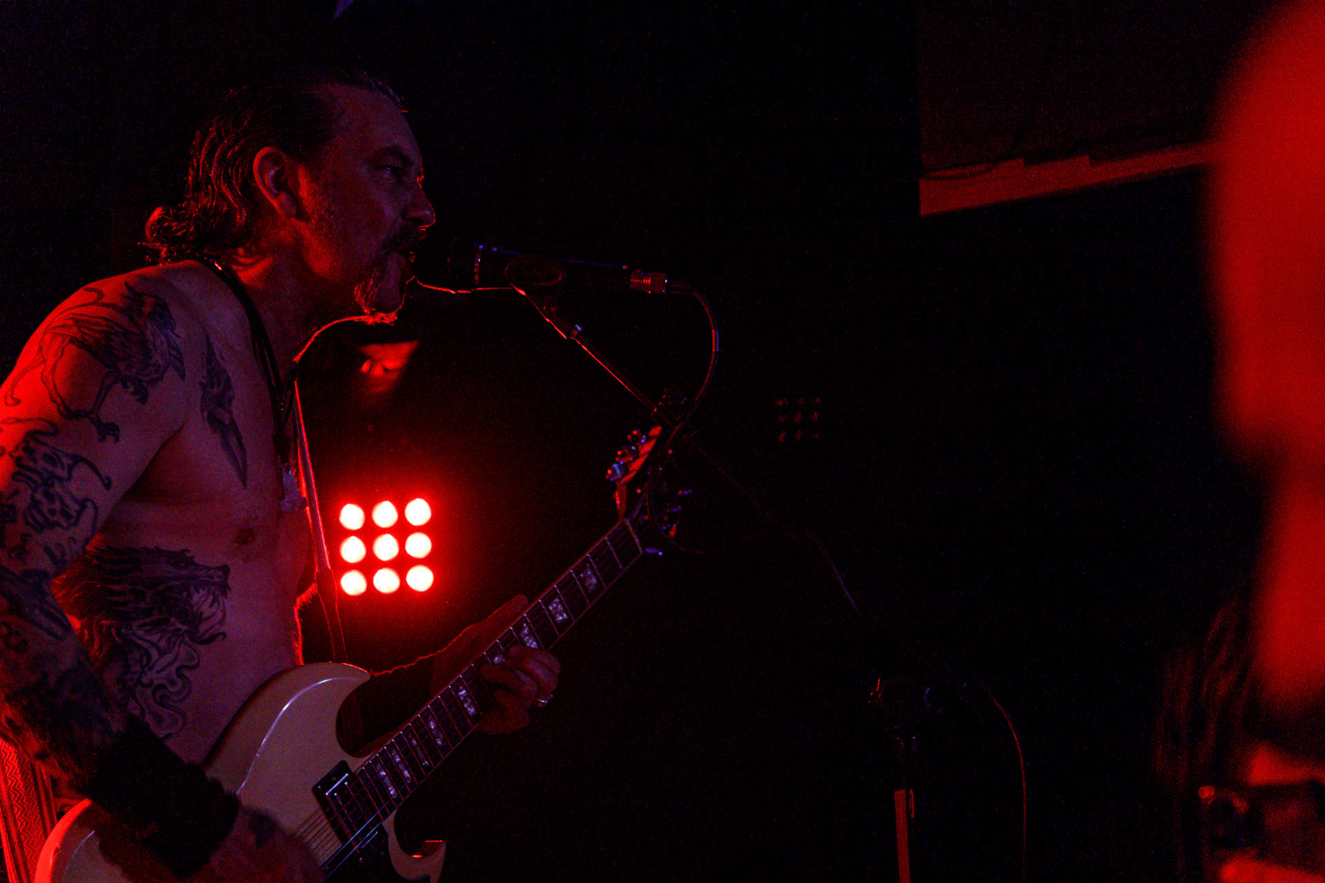 7.07.2022 - HIGH ON FIRE - legenda sceny stoner/doom z Mattem Pikem na czele, koncert w warszawskiej Hydrozagadce.n/z Matt Pike – gitara, wokal,n/z Jeff Matz – gitara basowa,n/z Coady Willis - perkusja,Doom metal, stoner metal, sludge metal, thrash metal.Produkcja WiniaryBookings. fot. Andrzej Wasilkiewicz/Reporter