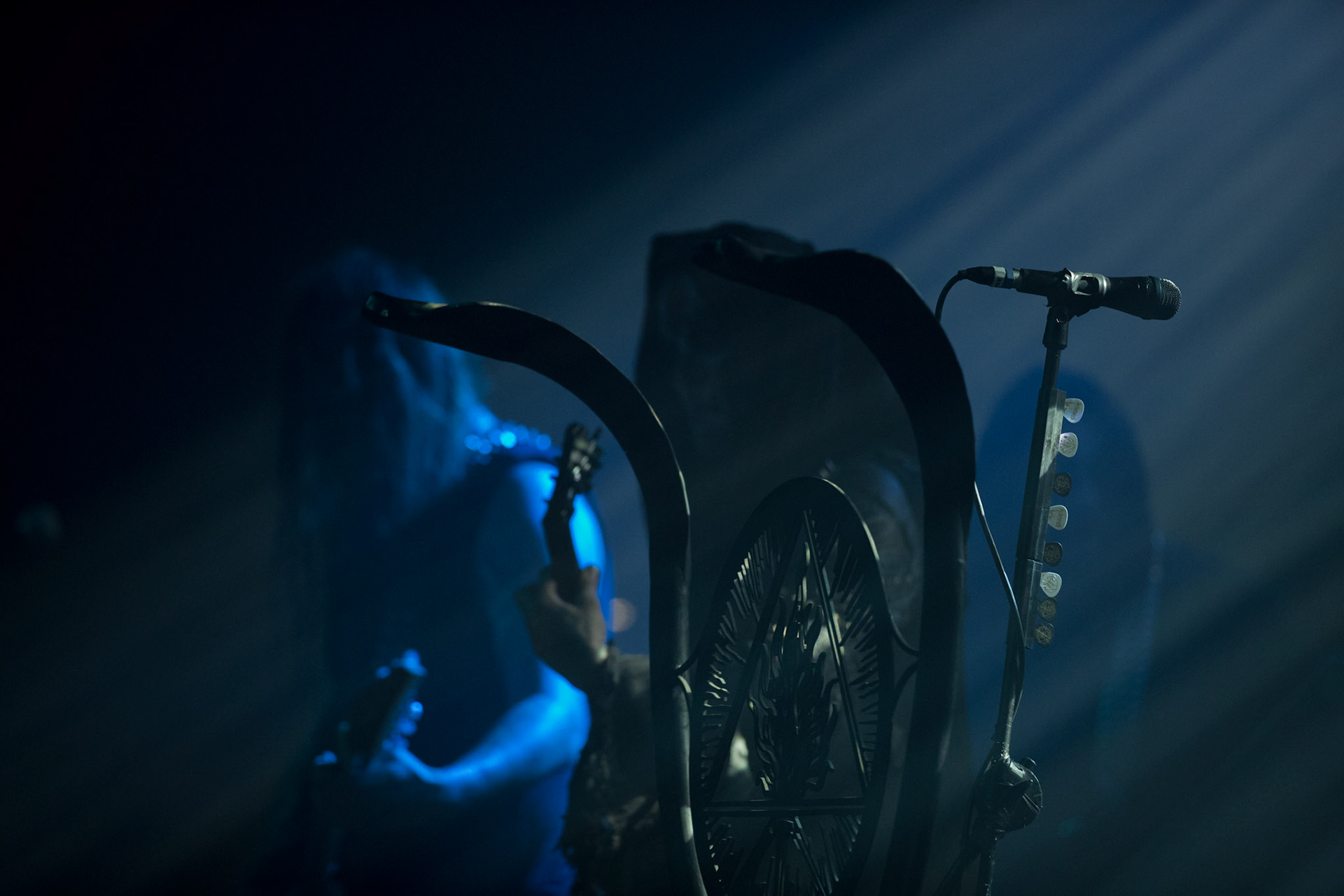 15.12.2017r. Behemoth koncert Merry Christless - Warszawa Progresja, Adam "Nergal" Darski – gitara, wokal prowadzący, 
Zbigniew "Inferno" Promiński – perkusja,
Tomasz "Orion" Wróblewski – gitara basowa, Patryk "Seth" Sztyber – gitara,  fot. Andrzej Wasilkiewicz/Reporter