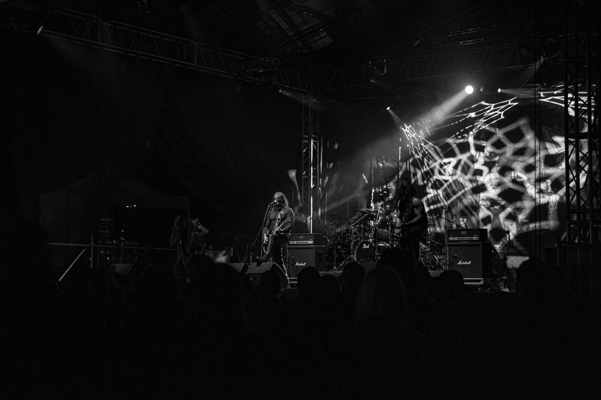 24.09.2021 koncert Rotting Christ, Warszawa, Progresja. N/z Sakis Tolis gitara wokal, N/z Themis Tolis perkusja,  N/z Kostas "Spades" Heliotis gitara basowa, N/z  Kostis Foukarakis gitara, fot. Andrzej Wasilkiewicz/REPORTER