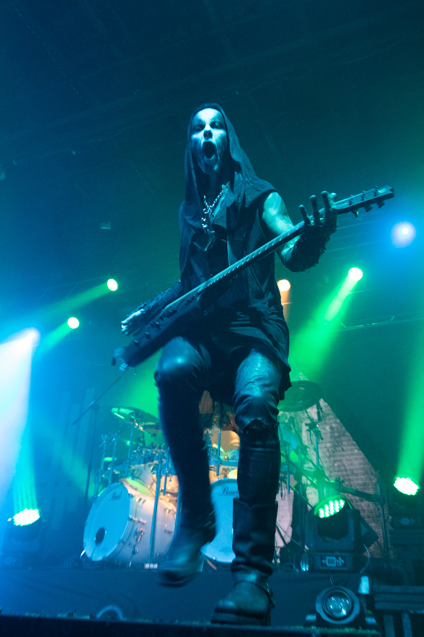 14.12.2018r. Behemoth koncert Merry Christless - Warszawa Progresja, Adam "Nergal" Darski – gitara, wokal prowadzący, 
Zbigniew "Inferno" Promiński – perkusja,
Tomasz "Orion" Wróblewski – gitara basowa, Patryk "Seth" Sztyber – gitara,  fot. Andrzej Wasilkiewicz/Reporter