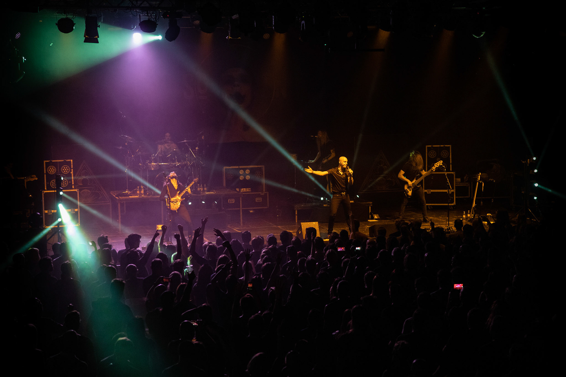 SOEN - Szwecja, rock progresywny, progmetal.  Stefan Stenberg – Bass
Cody Ford – Guitar
Lars Åhlund – Keys, guitar
Joel Ekelöf – Vocals
Martin Lopez – Drums, percussion
Knock Out Productions
Progresja Warszawa. fot. Andrzej Wasilkiewicz/Reporter