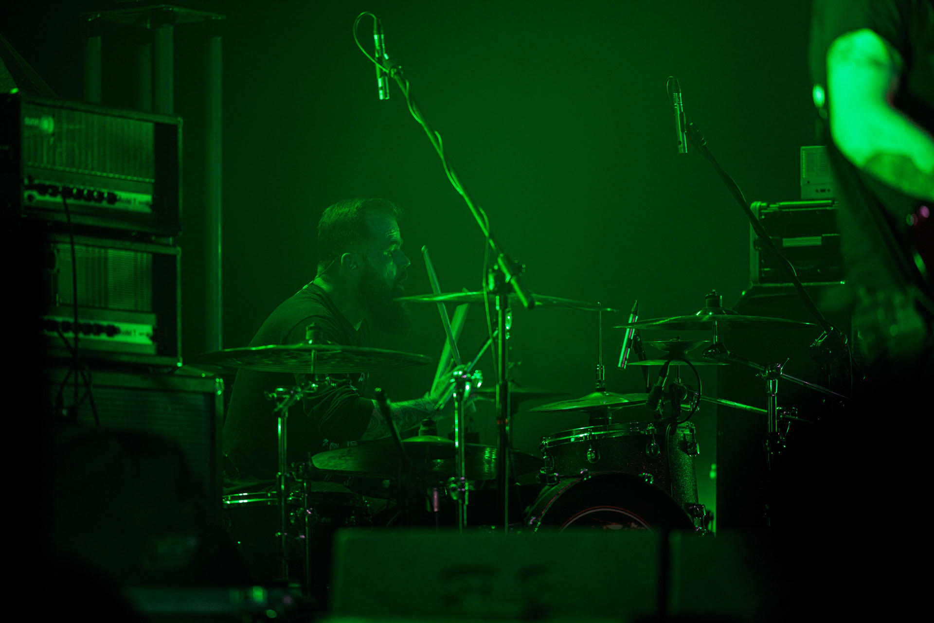 Mentor - na warszawskim koncercie Vader w Progresji, bluzniercza hybryda black metalu i hc punka z Sosnowca,n/z Raum's Chord - Guitarn/z Leviathan's Punch - Drumsn/z Gusion's Drone - Bassn/z King Of Nothing - Vocalsn/z Satan - ManagementLeft Hand Sounds, Knock Out Productions, Massive Music,fot. Andrzej Wasilkiewicz/Reporter