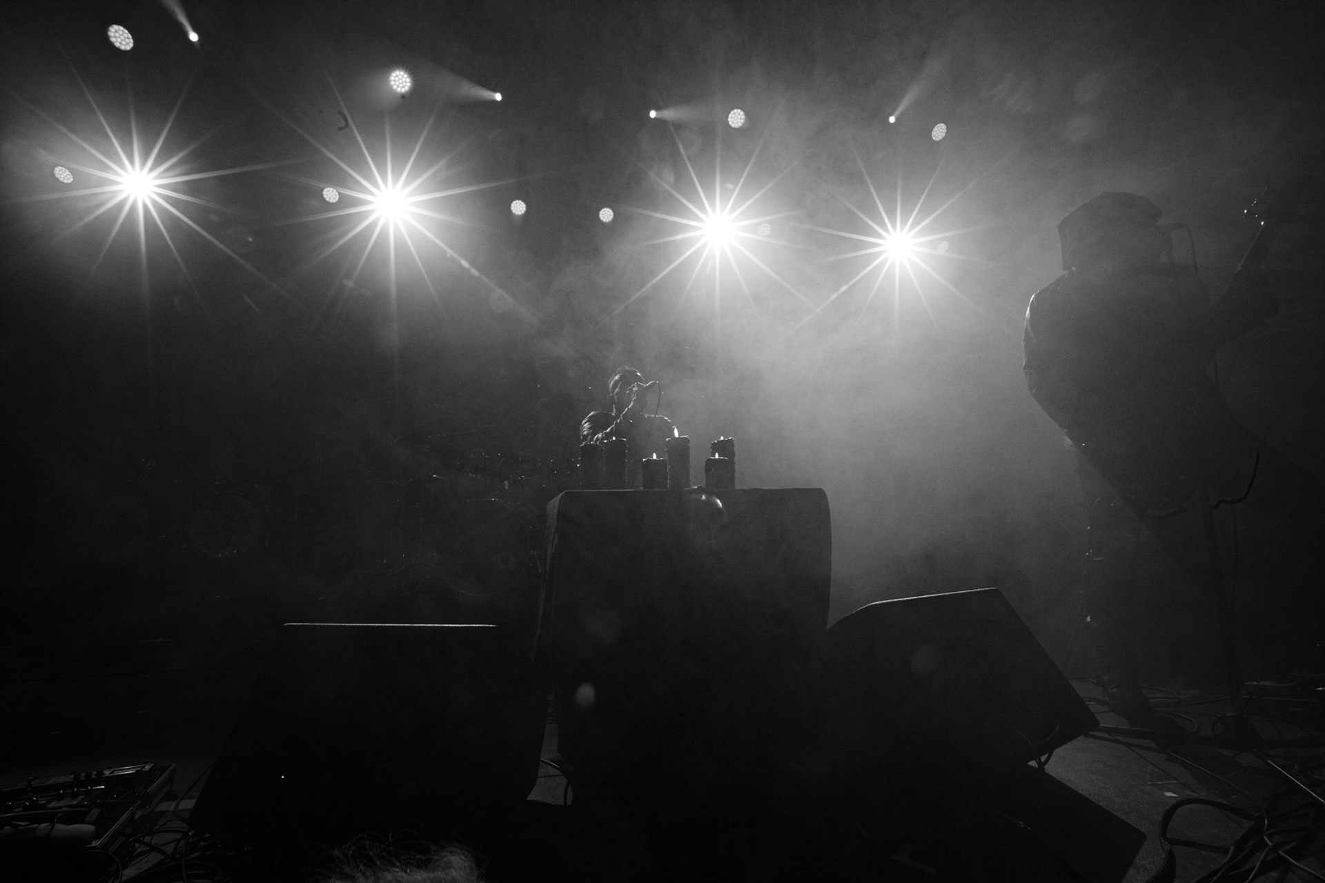 15.12.2019 koncert polskiego zespołu Blaze Of Perdition, Merry Christless 2019, Warszawa Klub Progresja,
black metal,
n/z Piotr "Mścisław" Bajus – gitara basowa, 
n/z Krzysztof "Wizun" Saran – perkusja,
n/z Łukasz "93" Barański – gitara,
n/z Paweł "Sonneillon" Marzec – wokal,
New Aeon Musick, Knock Out Productions
fot. Andrzej Wasilkiewicz/REPORTER