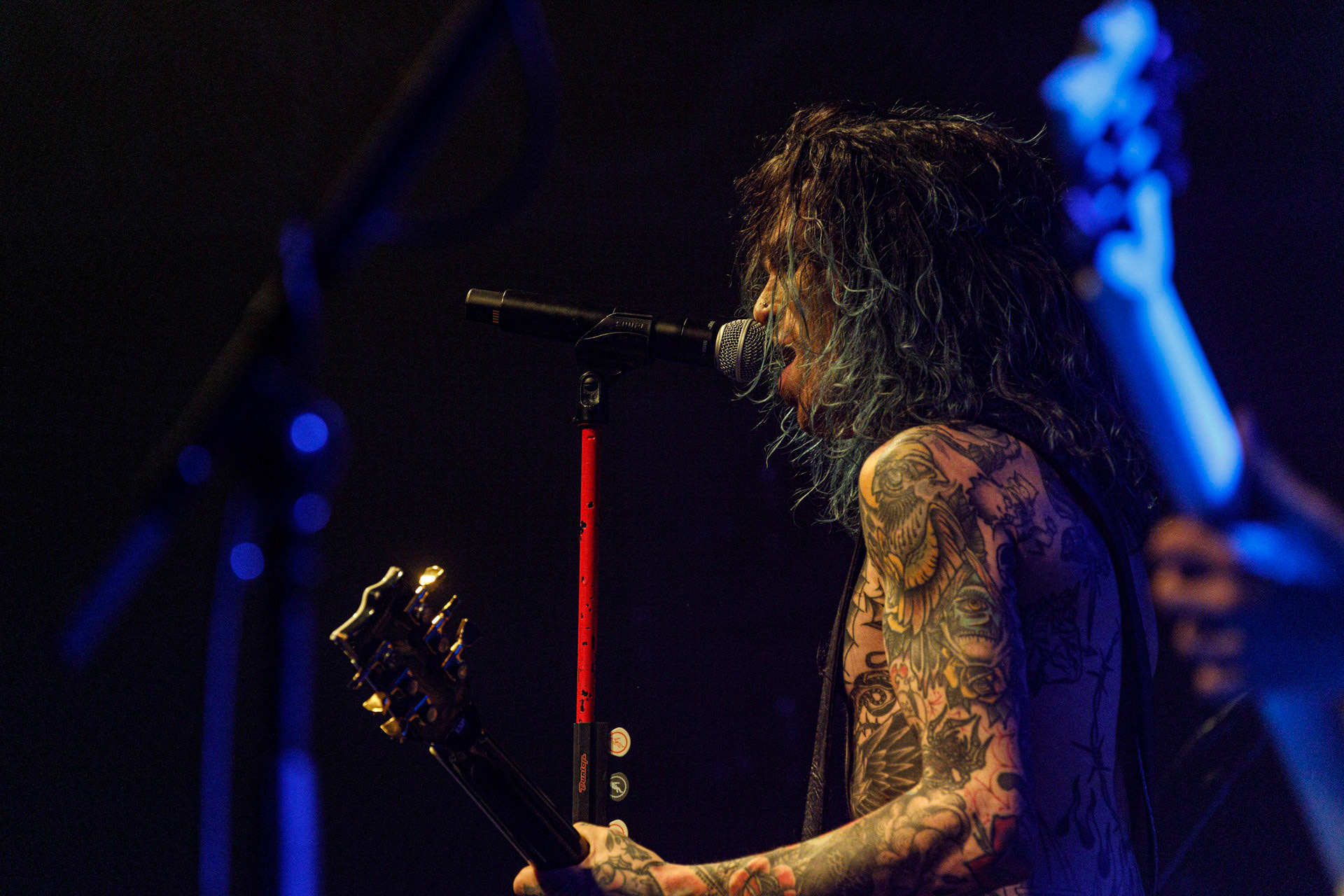 1.10.2022 Lost Society – na warszawskim koncercie trasy Sick and Dangerous Tour 2022 - finski thrash metalowy zespol, zalozony w 2010 roku w Jyvaskyla przez Samy Elbanna. W 2012 roku grupa wygrala w krajowych eliminacjach do Global Battle Of the Bands.  Lost Society zagrali przed BLIND CHANNEL w skladzieSamy Elbanna – wokal, gitara,Arttu Lesonen – gitara,Mirko Lehtinen – gitara basowa,Ossi Paananen – perkusja,Produkcja Winiary Bookings, klub Progresja, patronat Antyradio,fot. Andrzej Wasilkiewicz/Reporter