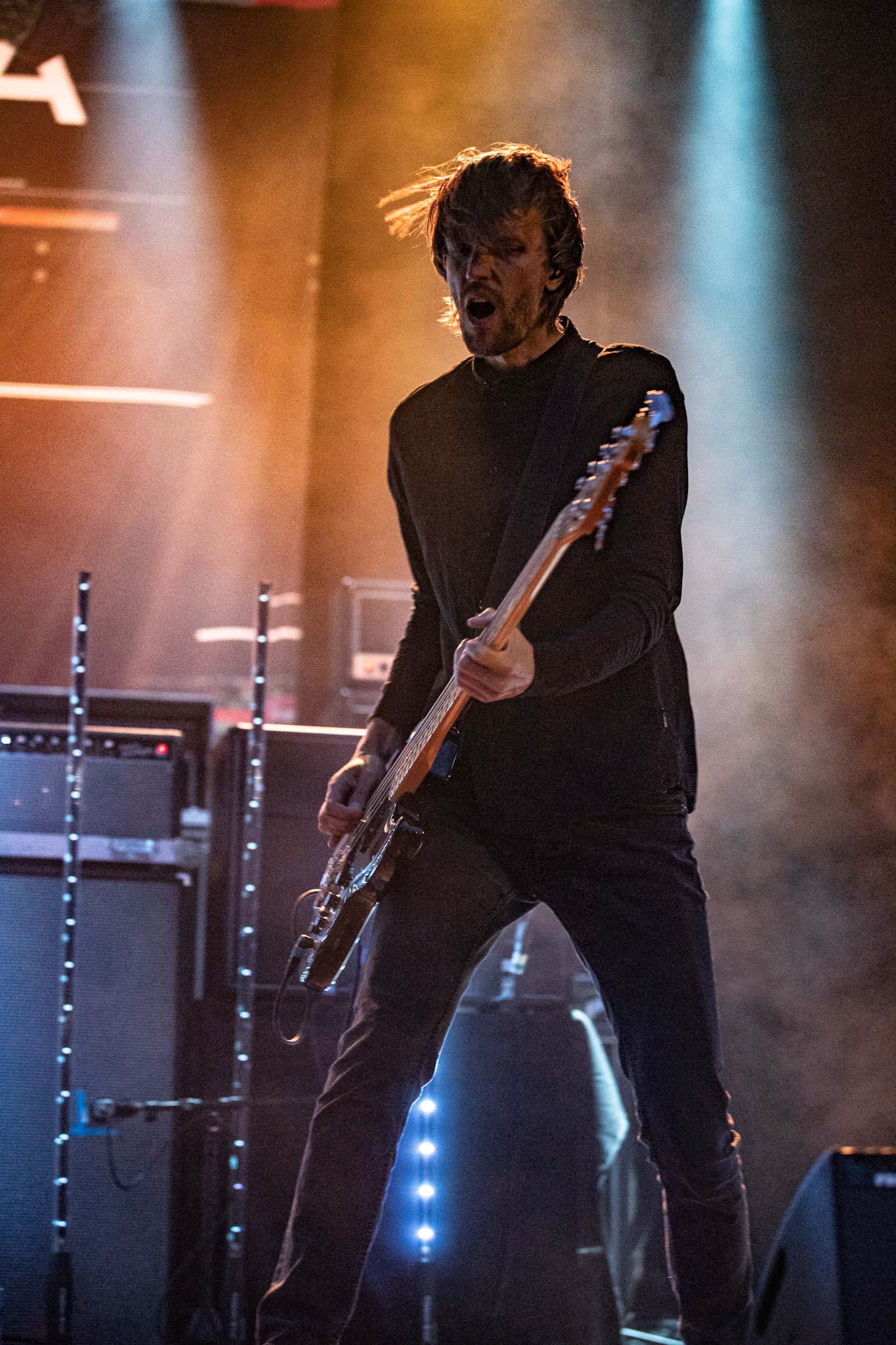 16.09.2021 TIDES FROM NEBULA koncert, Krakow Hype Park,Knock Out Production, Mystic Production,Post-rock, muzyka alternatywna, progresywny rock.n/z Przemek Weglowski – gitara basowa, Fot. Andrzej Wasilkiewicz/Reporter