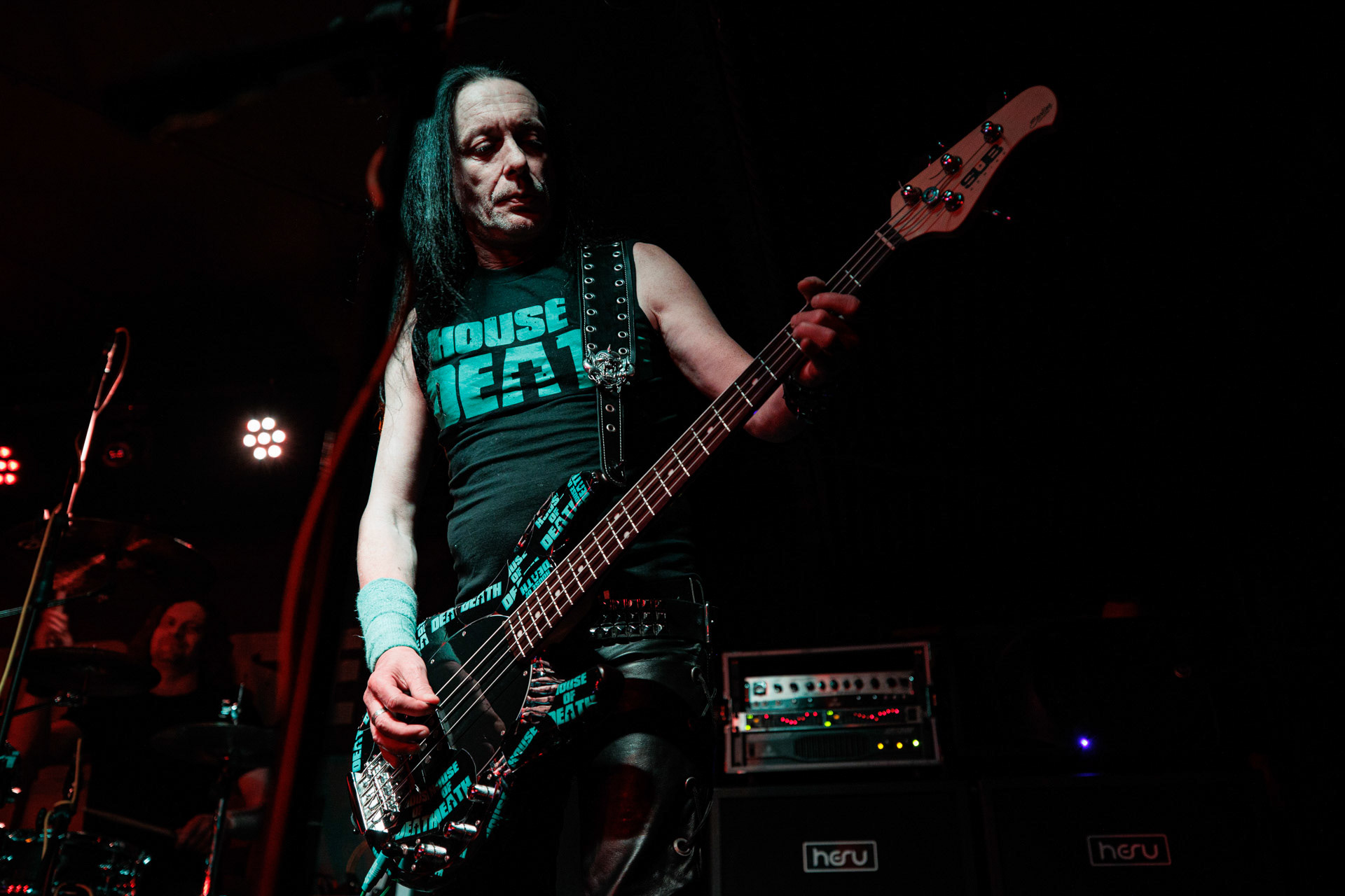 13.11.2021 House Of Death - koncert Warszawa RemontJuan Carlos Cano - wokal,Szymon „Sajmon” Synowka – perkusja,Adam Bielczuk - gitara,Tomasz „Tytus” Pukacki - bass,thrash metal, crossover thrash, heavy metal, speed metal, hard rock,fot. Andrzej Wasilkiewicz/Reporter