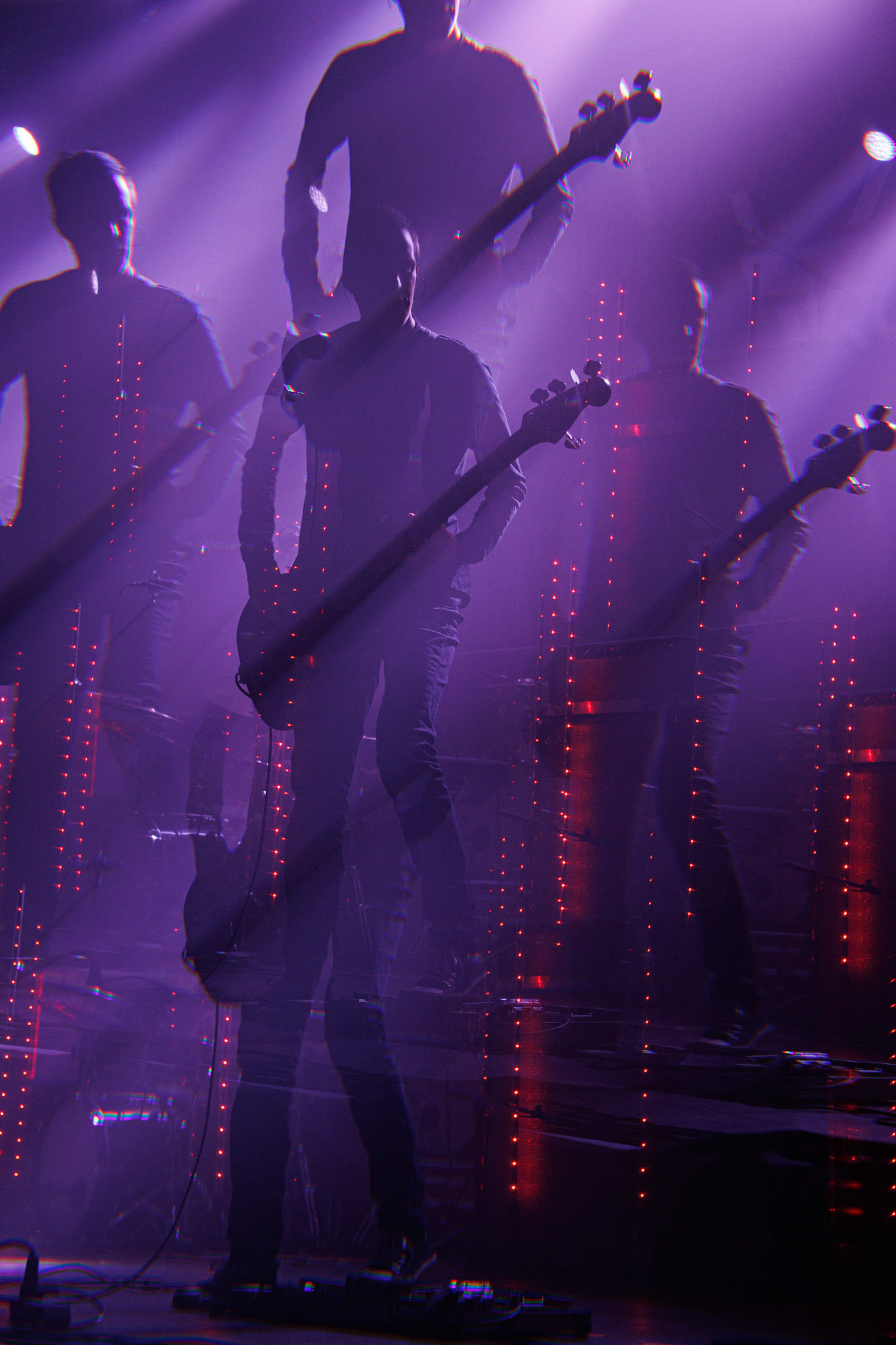 27.11.2021 TIDES FROM NEBULA koncert, Warszawa klub Progresja,Knock Out Productions, Mystic Production,Post-rock, muzyka alternatywna, progresywny rock.n/z Maciej Karbowski – gitara, instrumenty klawiszowen/z Przemek Weglowski – gitara basowan/z Tomasz Stolowski – perkusjaFot. Andrzej Wasilkiewicz/Reporter