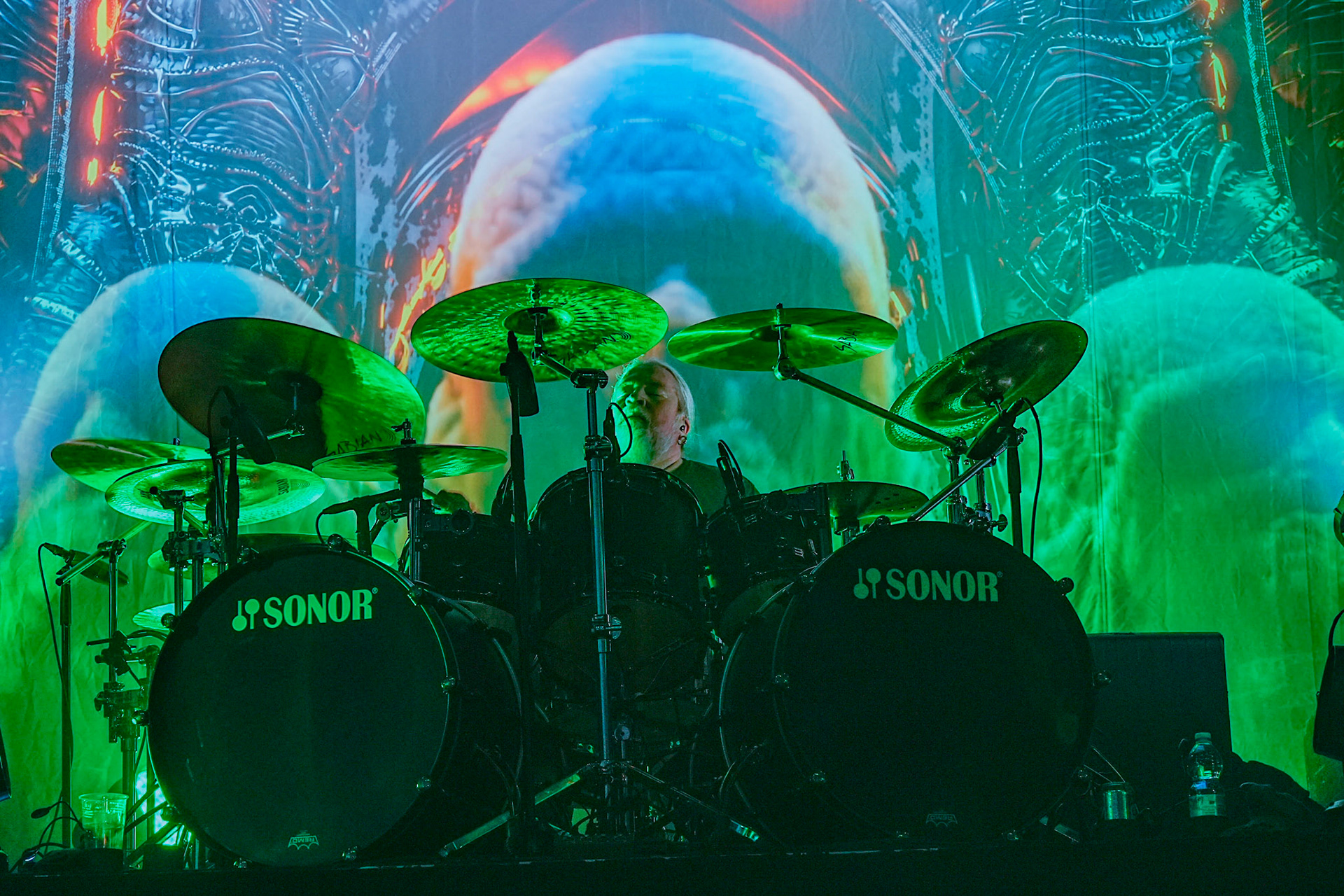 10.06.2023 Meshuggah trzeci dzien festiwaluMystic Festival 2023, Stocznia Gdanska fot. Andrzej Wasilkiewicz/Reporter