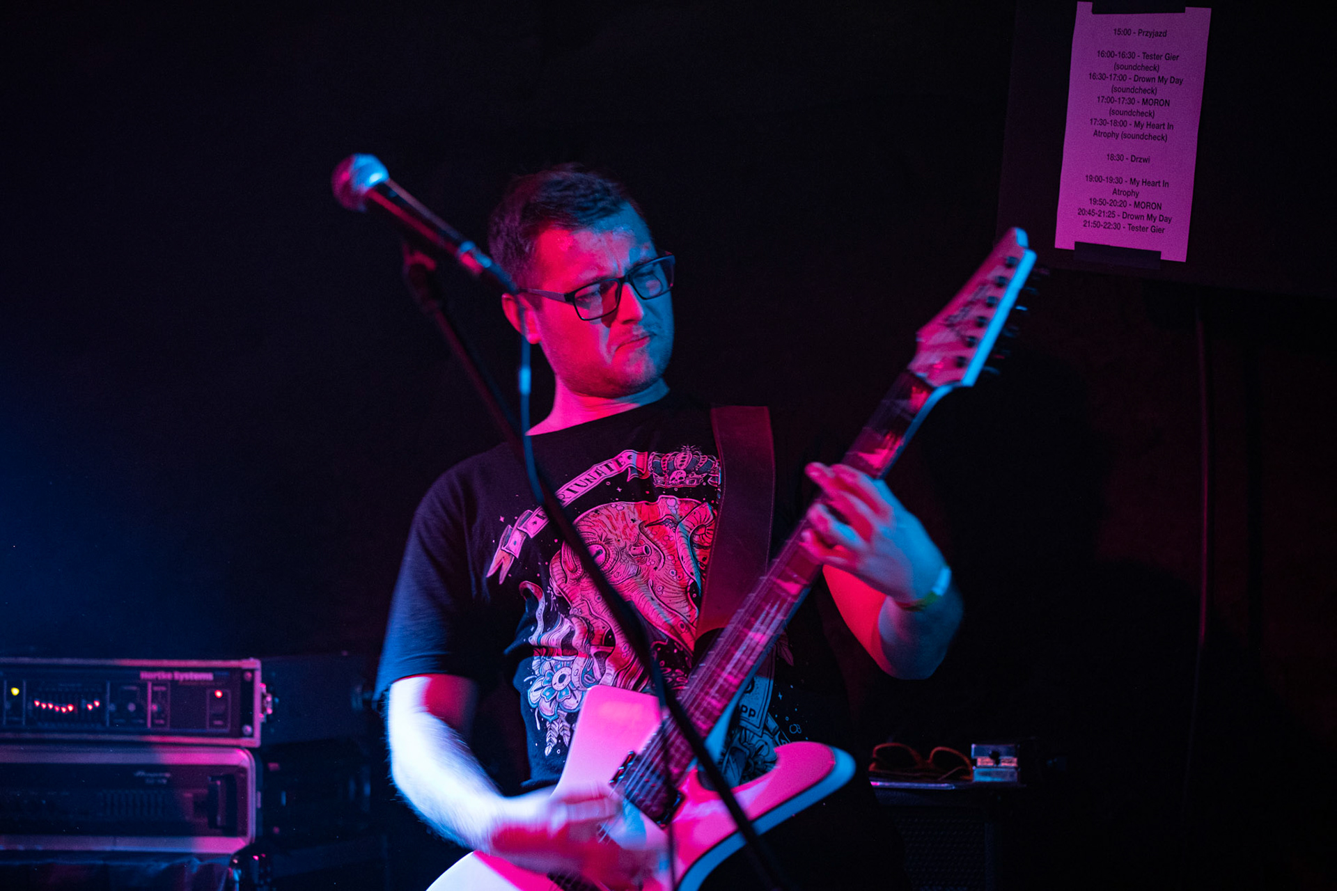 1.02.2020 Blood For Blood Tour part I. koncert zespołu Moron - Post Hardcore, Hardcore, Punk, Warszawa klub VooDoo, fot. Andrzej Wasilkiewicz/REPORTER