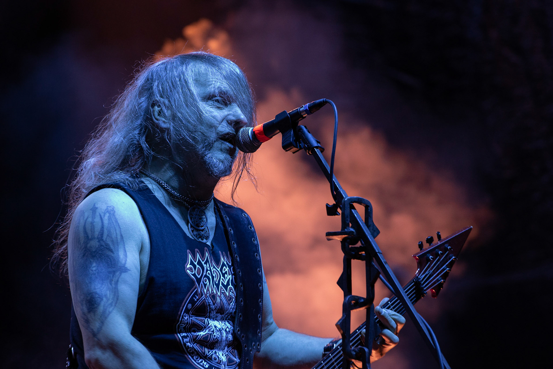 Vader - Death Metal - koncert w ramach Blitzkrieg MMXX warszawskia Progresja, Peter: Guitar + VocalsPajak: GuitarHal: BassJames: Drumsfot. Andrzej kaziq Wasilkiewicz/Reporter