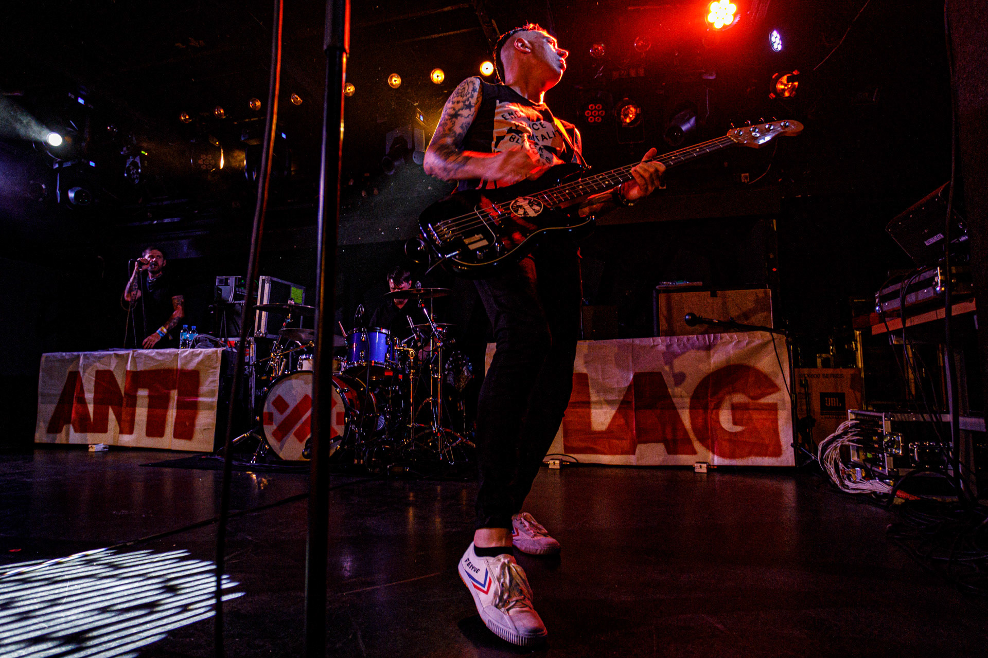 19.07.2022 ANTI-FLAG Amerykanska legenda punk-rocka na warszawskim koncercie w klubie Proxima.Produkcja WiniaryBookings. fot. Andrzej Wasilkiewicz/Reporter