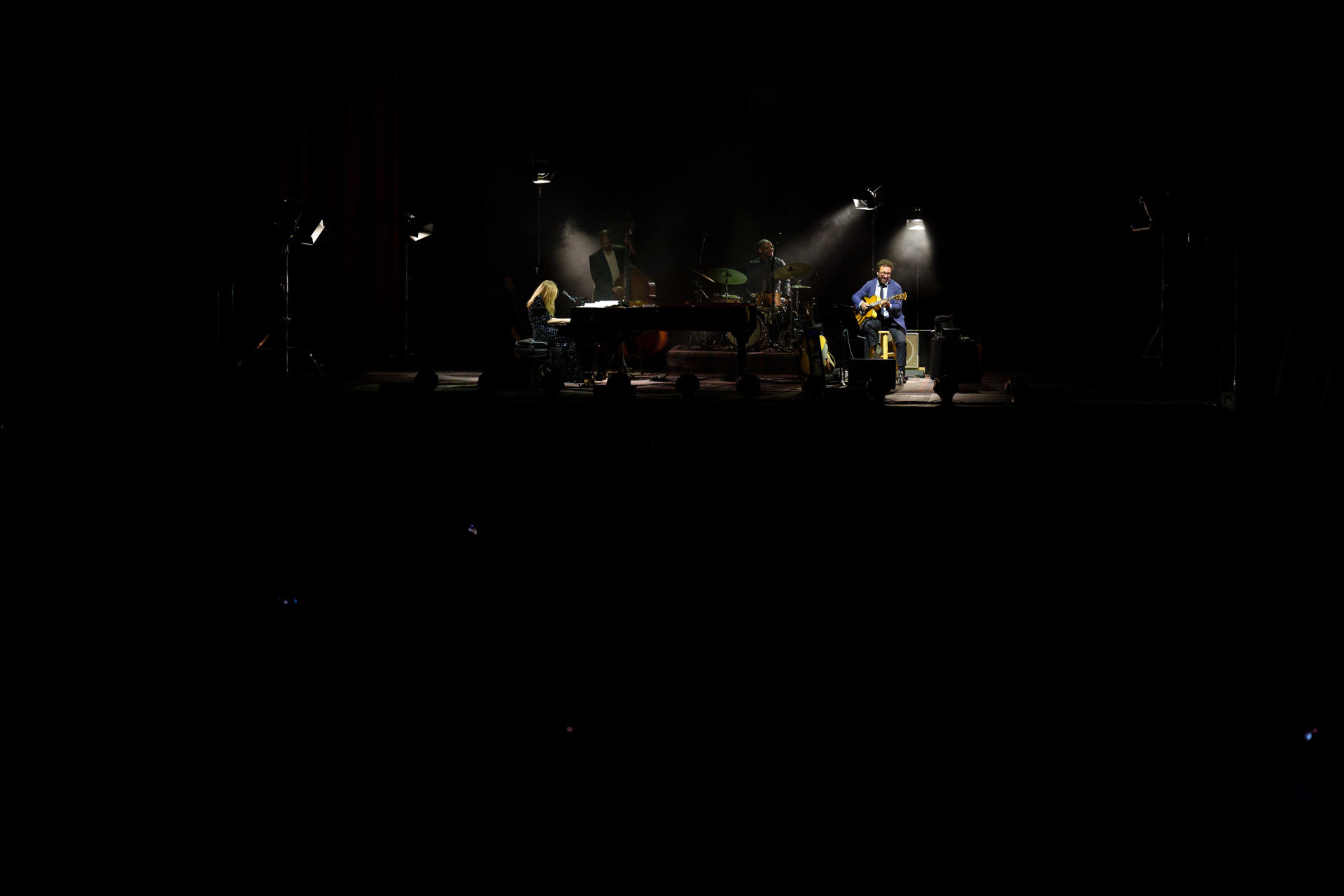 9.05.2023 Kanadyjska ikona jazzu Diana Krall, warszawski koncert na Torwarze. Produkcja Knock Out Productions.fot. Andrzej Wasilkiewicz/Reporter