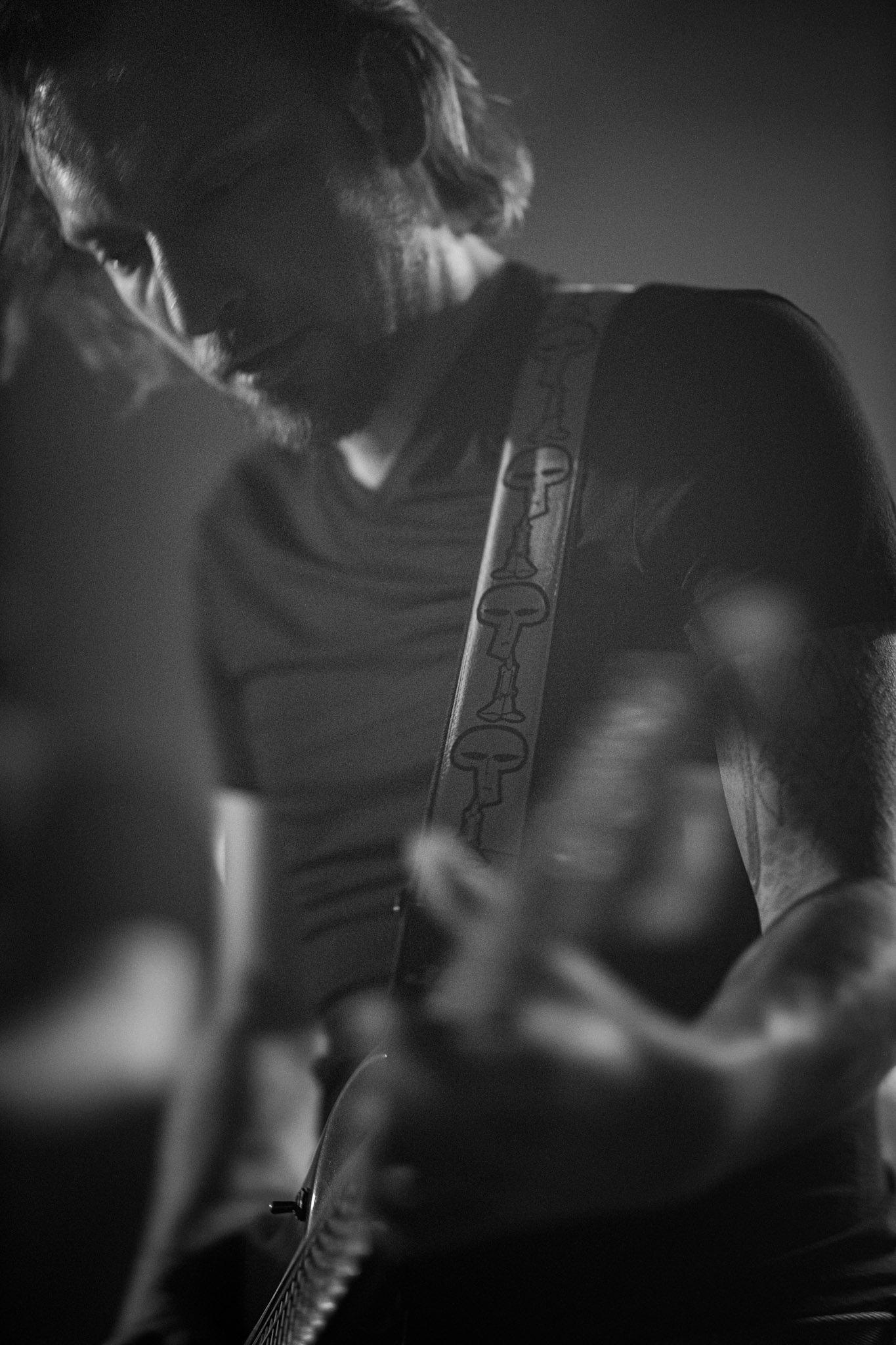 Koncert 4dots - 20.12.2019 Warszawa Klub Pogłos, n/z W. Jarawka guitar, Post something, Post something else, fot. Andrzej Wasilkiewicz/REPORTER