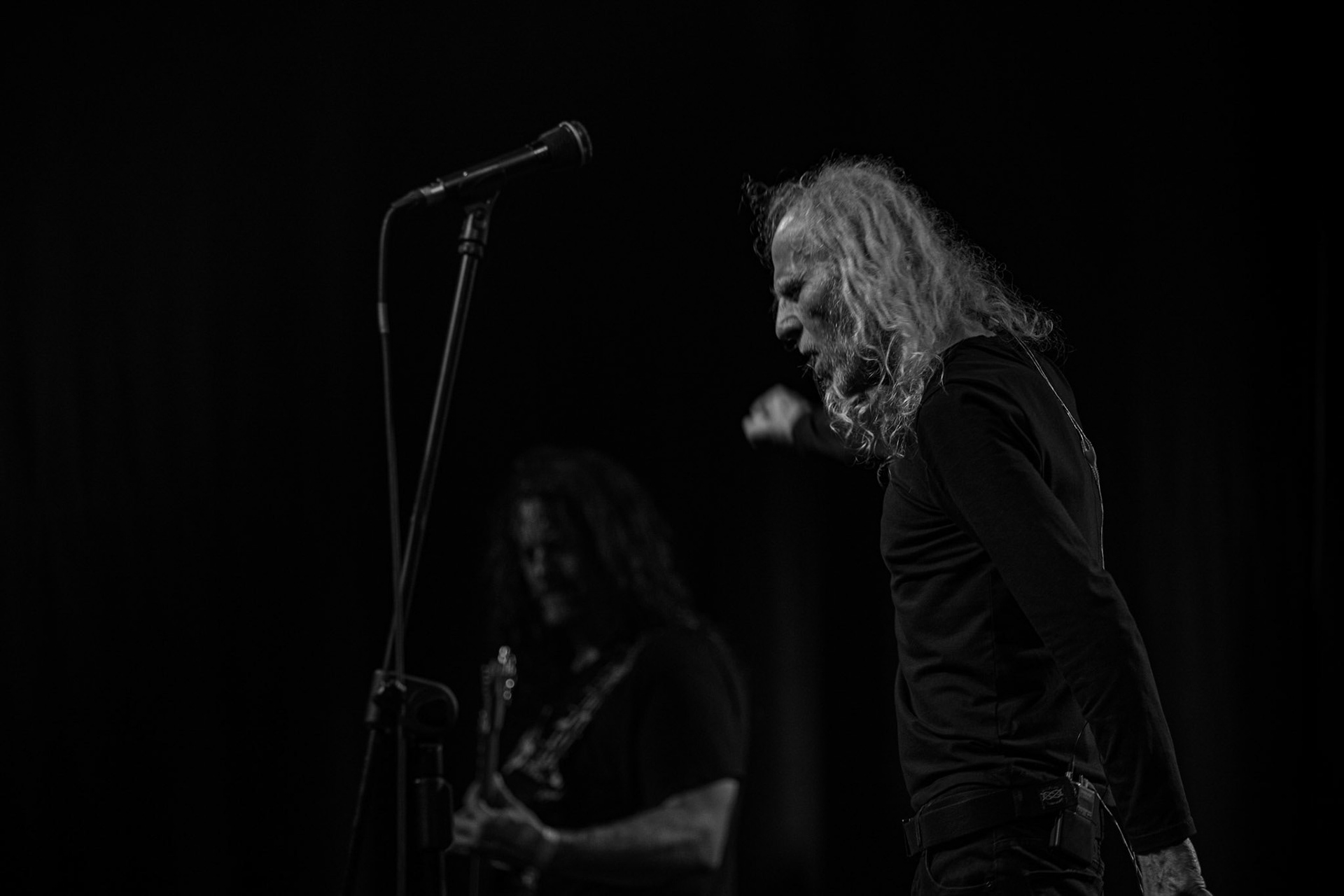 12.09.2021 - KAT i Roman Kostrzewski - koncert "Do zobaczenia w piekle" Wroclaw, Centrum Koncertowe A2.  Roman Kostrzewski – wokalJacek Nowak – perkusjaKrzysztof Pistelok – gitaraJacek Hiro – gitaraMichal Laksa – basGościnnie: Adam „Nergal” Darski (Behemoth)Piotr „Peter” Wiwczarek (Vader),Tomasz „Titus” Pukacki (Acid Drinkers)Adrian „Fred” Frelich (Dragon)Krzysztof „Fazi” Oset (ex-Kat)Piotr „Mancover” Mańkowski (Wolf Spider)Wacław „Vogg” Kiełtyka (Decapitated)Marek „Spider” Pająk (Vader)Jarek „Gronos” Gronowski (Dragon, ex-Kat)Paweł „Baitel” Pasek (Decapitated) Piotr Radecki (ex-Kat &amp; Roman Kostrzewski)fot. Andrzej kaziq Wasilkiewicz