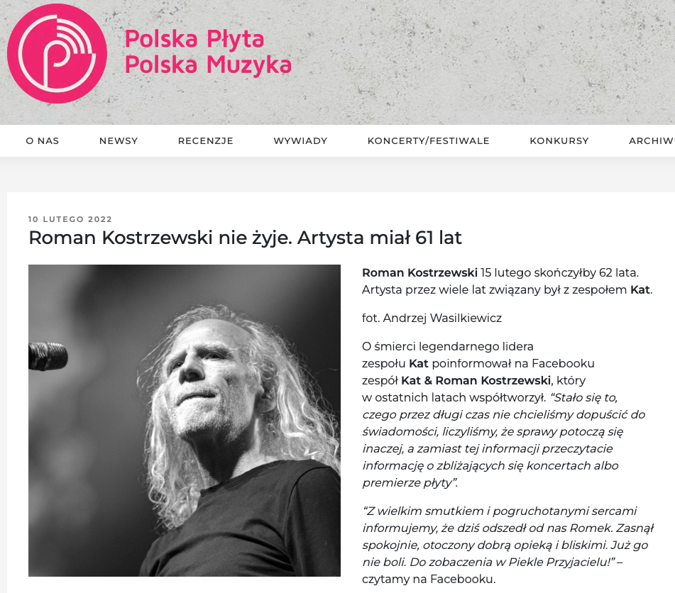 Roman Kostrzewski KAT 