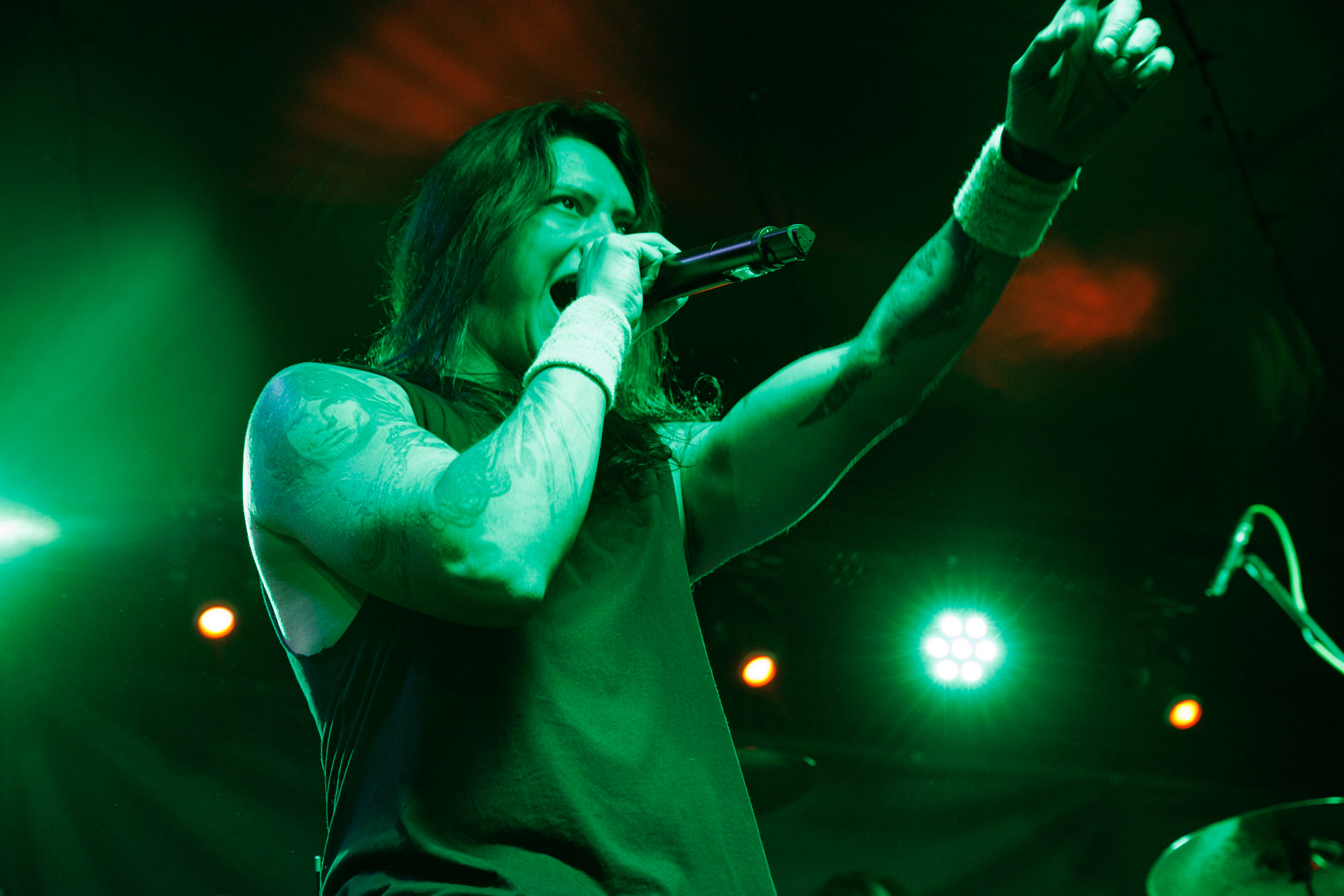 13.11.2021 House Of Death - koncert Warszawa RemontJuan Carlos Cano - wokal,Szymon „Sajmon” Synowka – perkusja,Adam Bielczuk - gitara,Tomasz „Tytus” Pukacki - bass,thrash metal, crossover thrash, heavy metal, speed metal, hard rock,fot. Andrzej Wasilkiewicz/Reporter