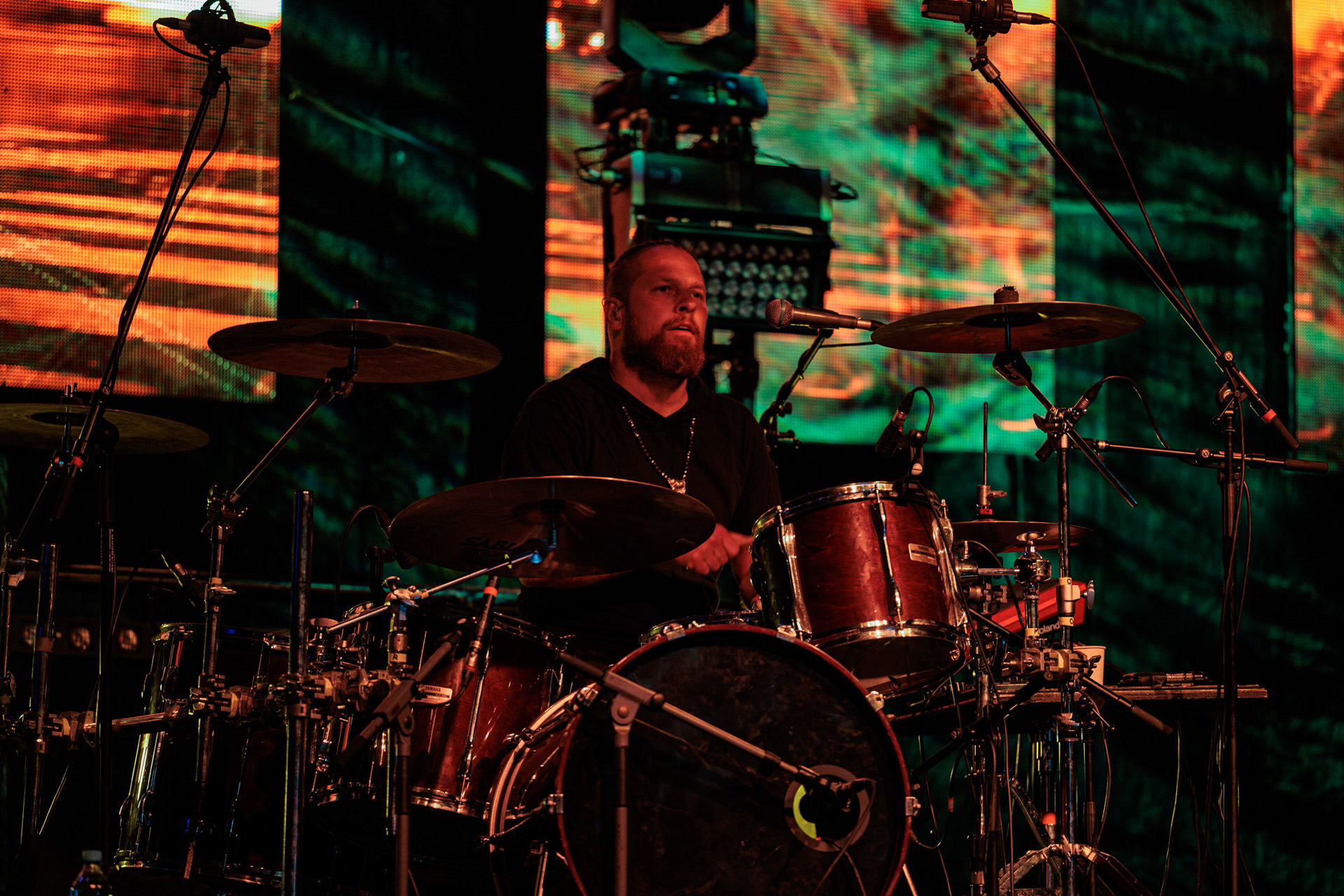 13.05.2022 Wilki Juwenalia Politechniki Warszawskiejn/z Adam Kram – perkusja,rock, pop, polski rock, art rock, fot. Andrzej Wasilkiewicz/Reporter