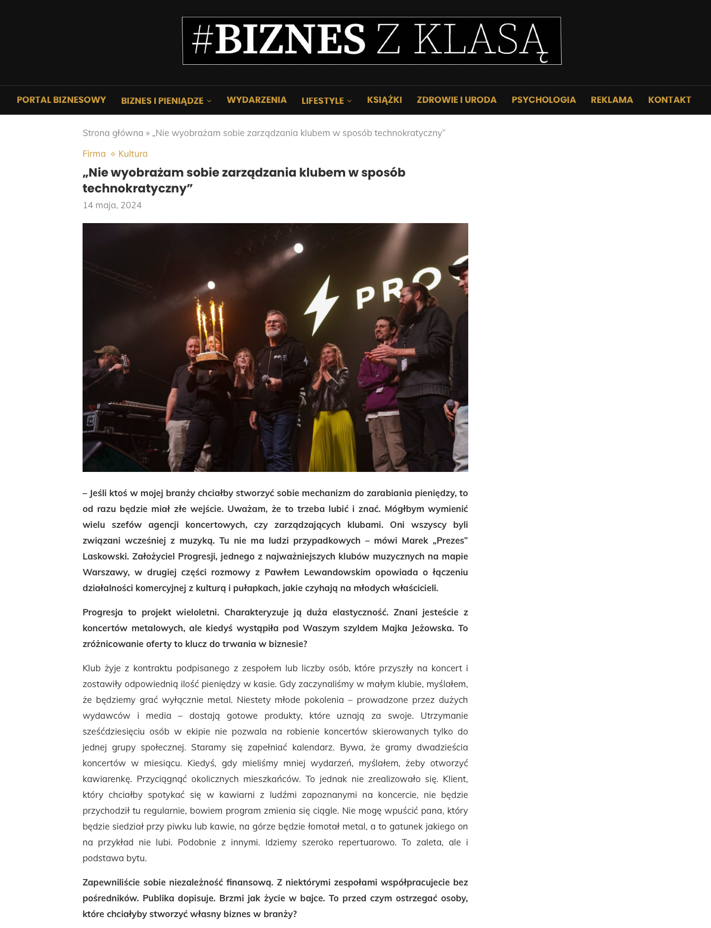 „Nie wyobrażam sobie zarządzania klubem w sposób technokratyczny”