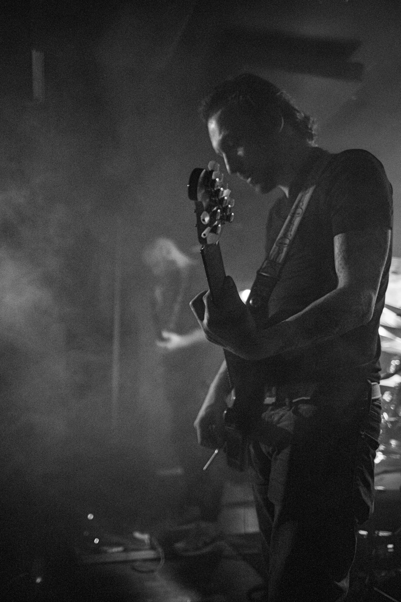 Koncert 4dots - 20.12.2019 Warszawa Klub Pogłos, n/z W. Jarawka guitar, Post something, Post something else, fot. Andrzej Wasilkiewicz/REPORTER