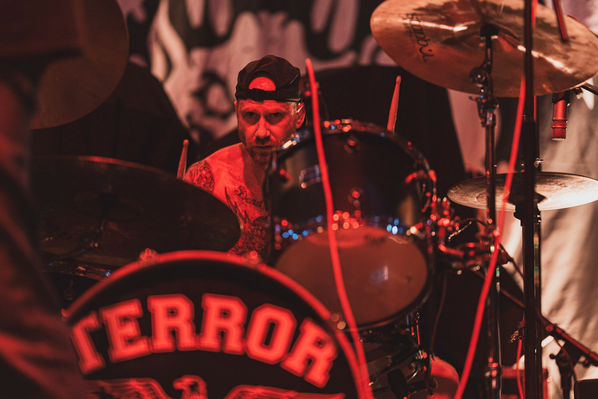 8.08.2023 TERROR - Warszawa klub Progresja,Produkcja Knock Out Productions. fot. Andrzej Wasilkiewicz/kaziq.com