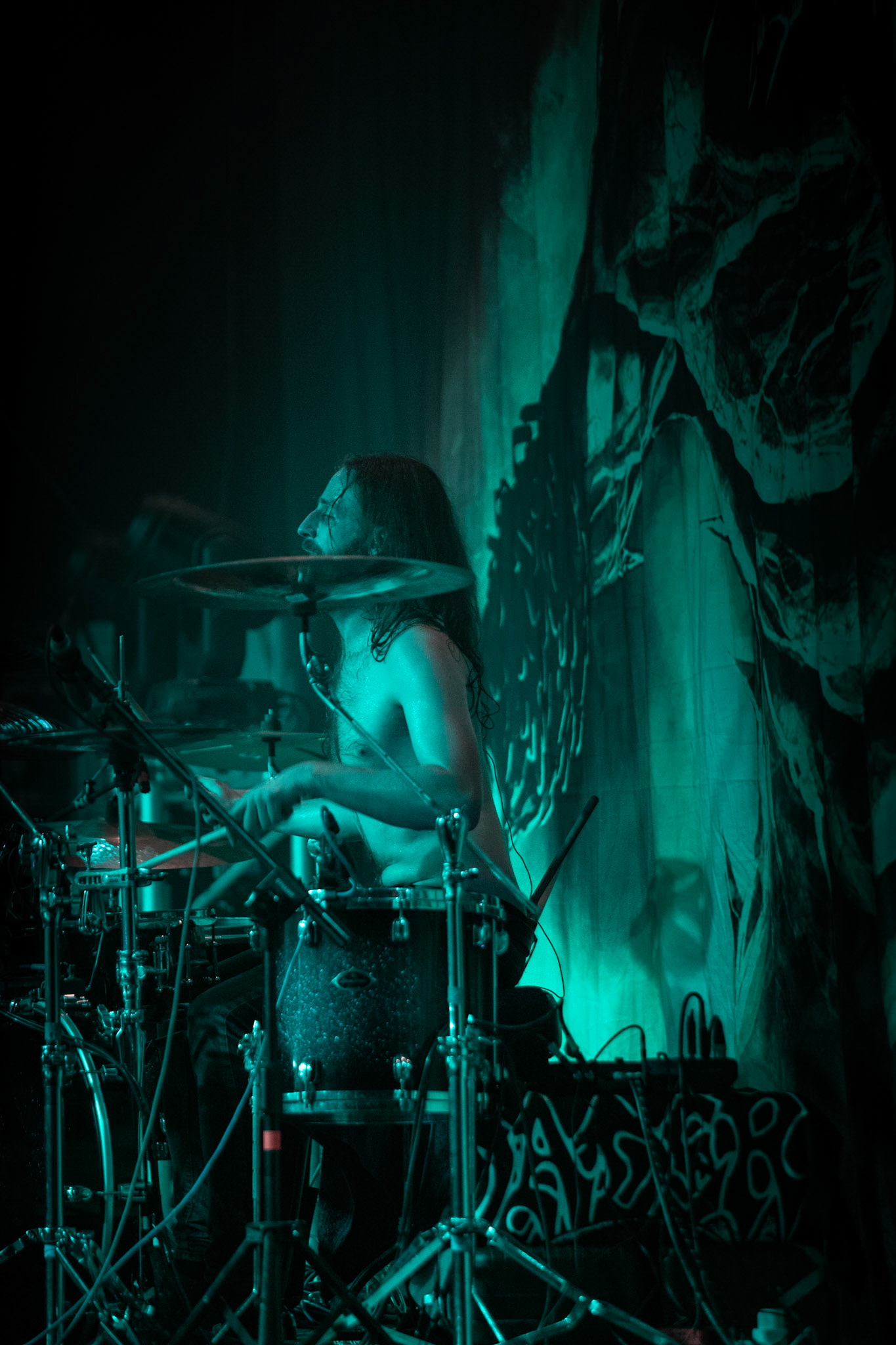 Legendy Metalu Vader - Death Metal - koncert Legendy Metalu w warszawskiej Progresji, 
Peter: Guitar + Vocals
Pajak: Guitar
Hal: Bass
James: Drums
fot. Andrzej kaziq Wasilkiewicz/Reporter