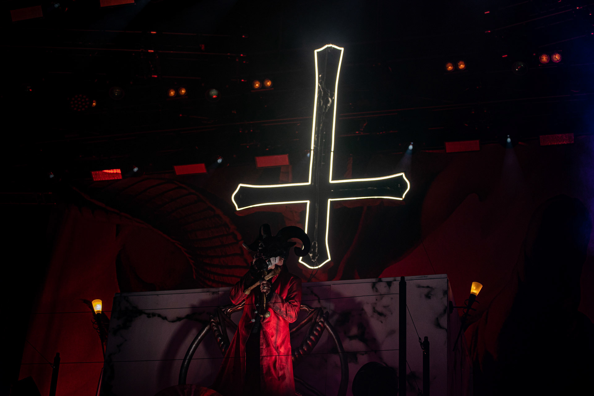 4.06.2022 Mercyful Fate Mystic Festival 2022 Gdansk. King Diamond, Kim Bendix Petersen,Mystic Coalition.fot. Andrzej Wasilkiewicz/Reporter