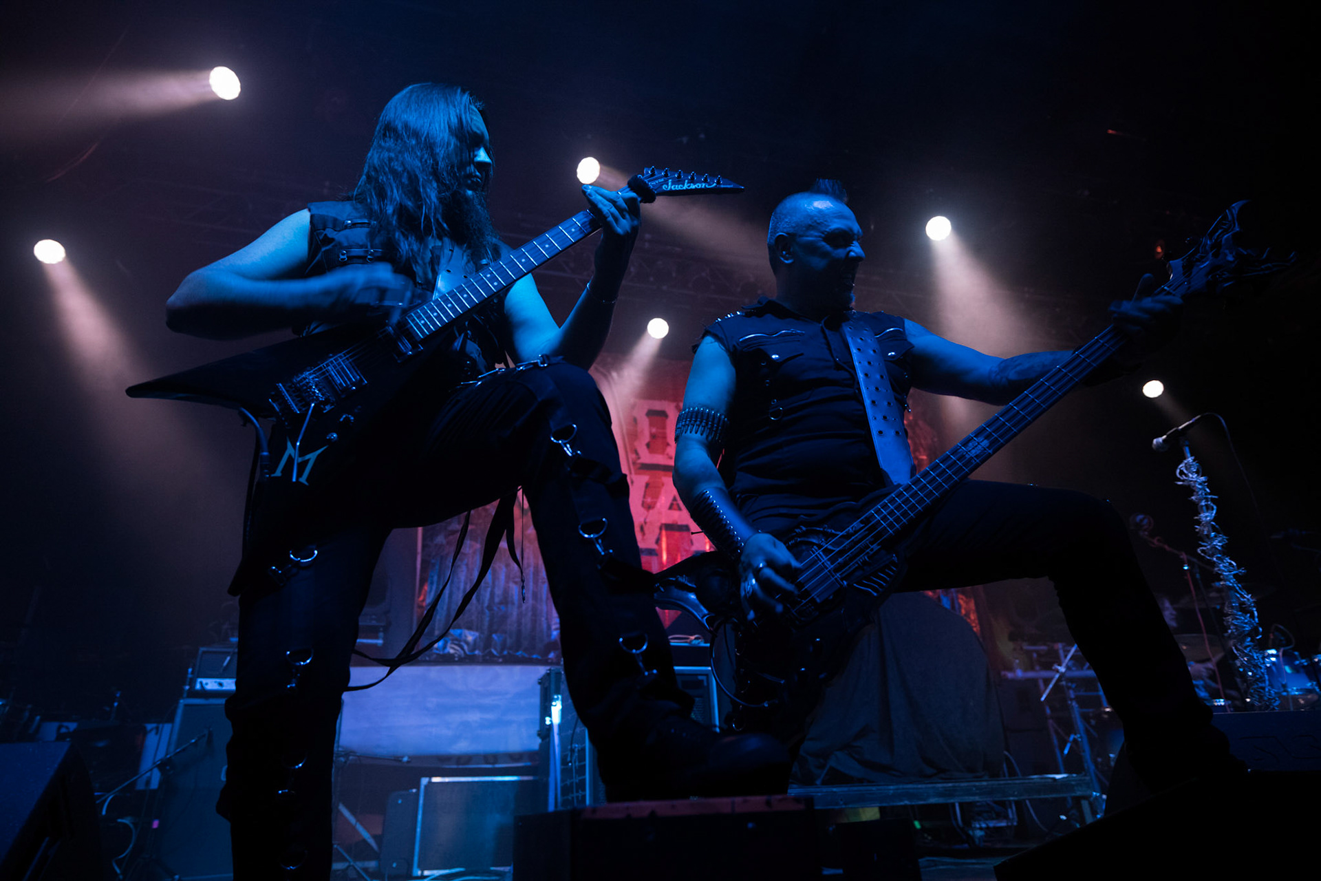 Legendy Metalu QUO VADIS - Thrash Metal - koncert Legendy Metalu w warszawskiej Progresji,
Tomasz "Skaya" Skuza - bass/vocal
Ian "Źdźbło" Bemolator- guitar
Mateusz "Matek" Lazar - guitar
Szymon "Sajmon" Synówka - drums
fot. Andrzej kaziq Wasilkiewicz