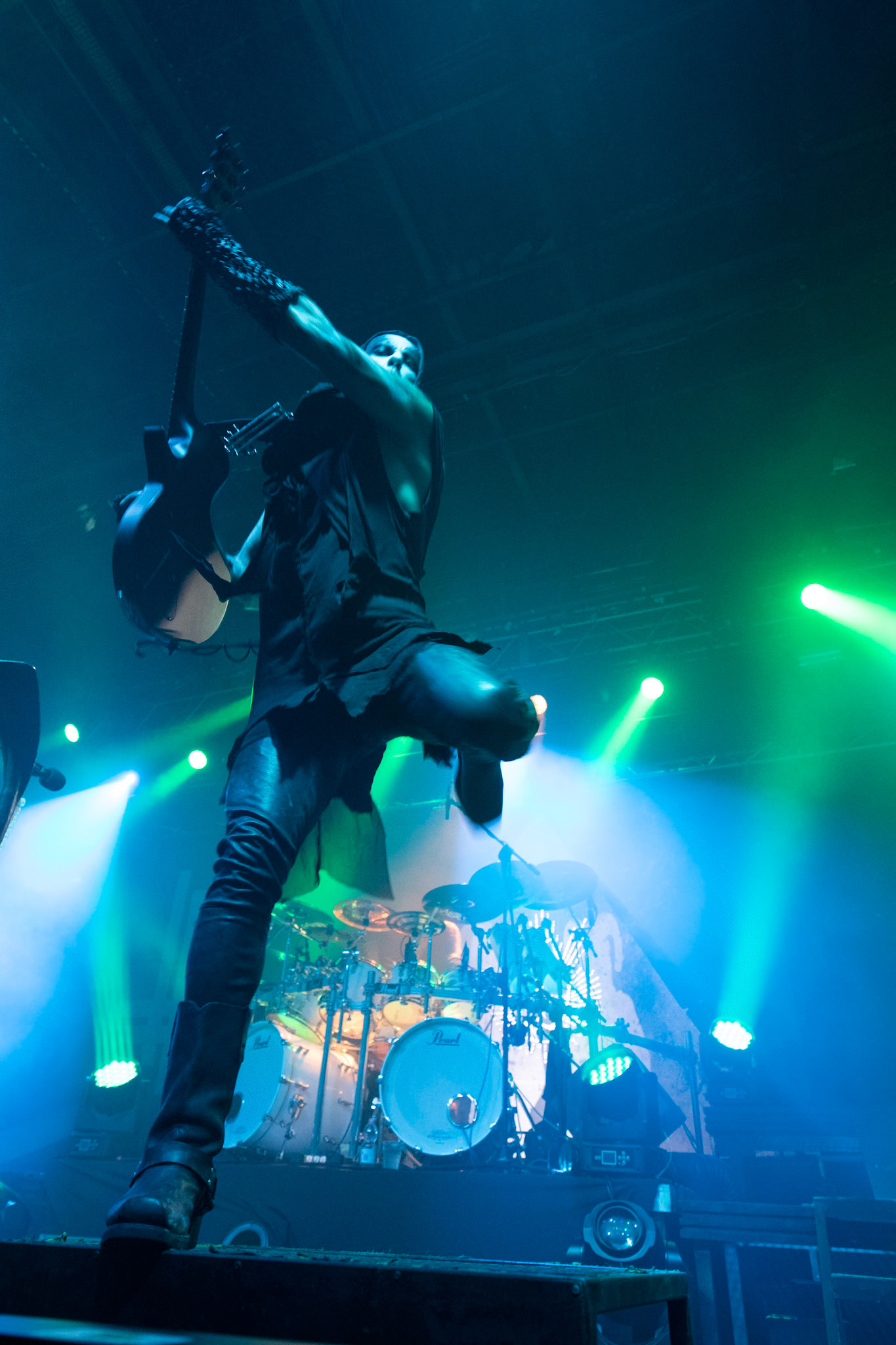 14.12.2018r. Behemoth koncert Merry Christless - Warszawa Progresja, Adam "Nergal" Darski – gitara, wokal prowadzący, 
Zbigniew "Inferno" Promiński – perkusja,
Tomasz "Orion" Wróblewski – gitara basowa, Patryk "Seth" Sztyber – gitara,  fot. Andrzej Wasilkiewicz/Reporter