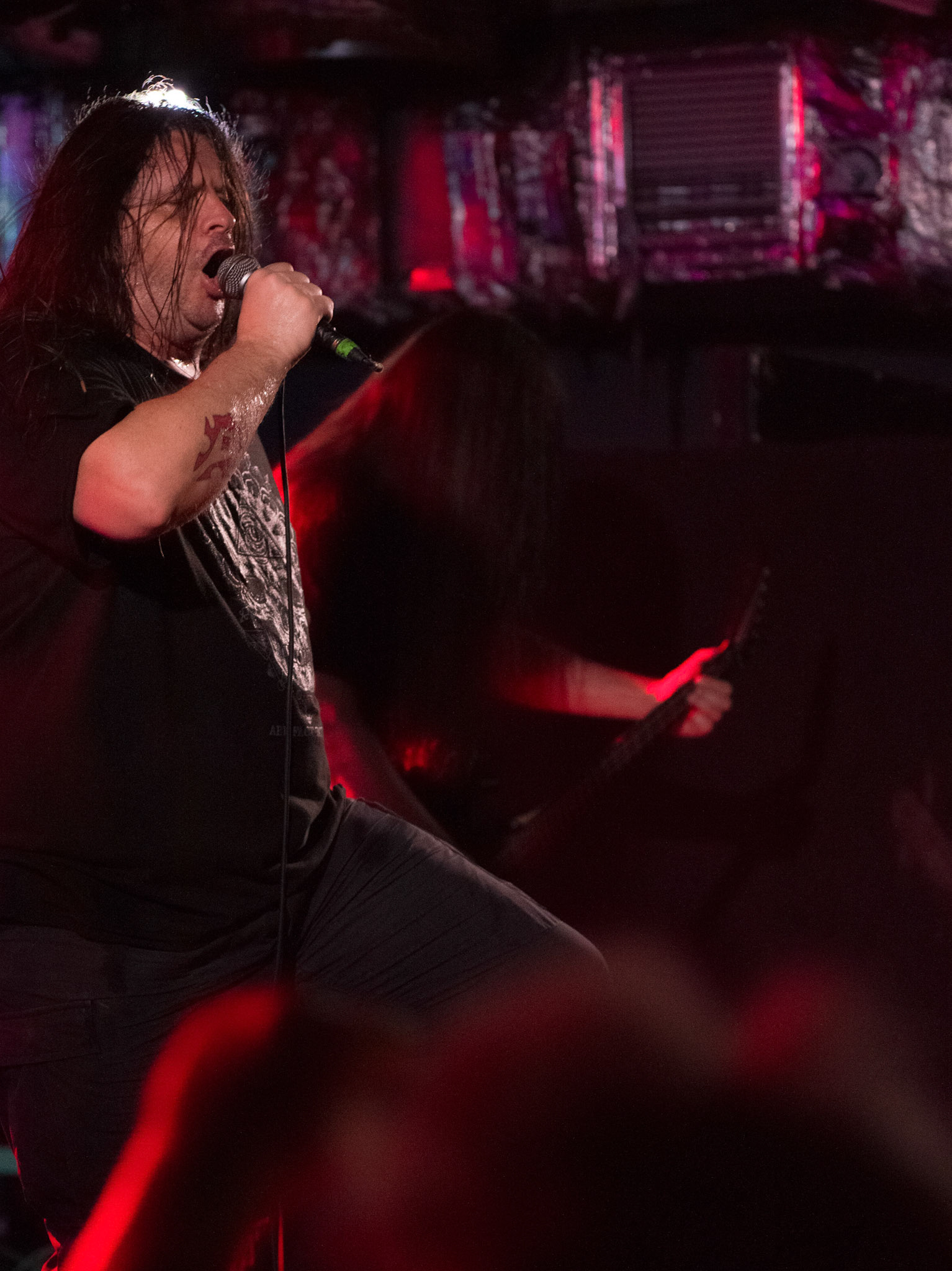 23.07.2018r. Cannibal Corpse koncert promujacy Red Before Black, Warszawa Proxima, George "Corpsegrinder" Fisher wokal
Pat O'Brien git.
Paul Mazurkiewicz perkusja
Rob Barrett git
Alex Webster bass, knockoutproduction, fot. Andrzej Wasilkiewicz/Reporter