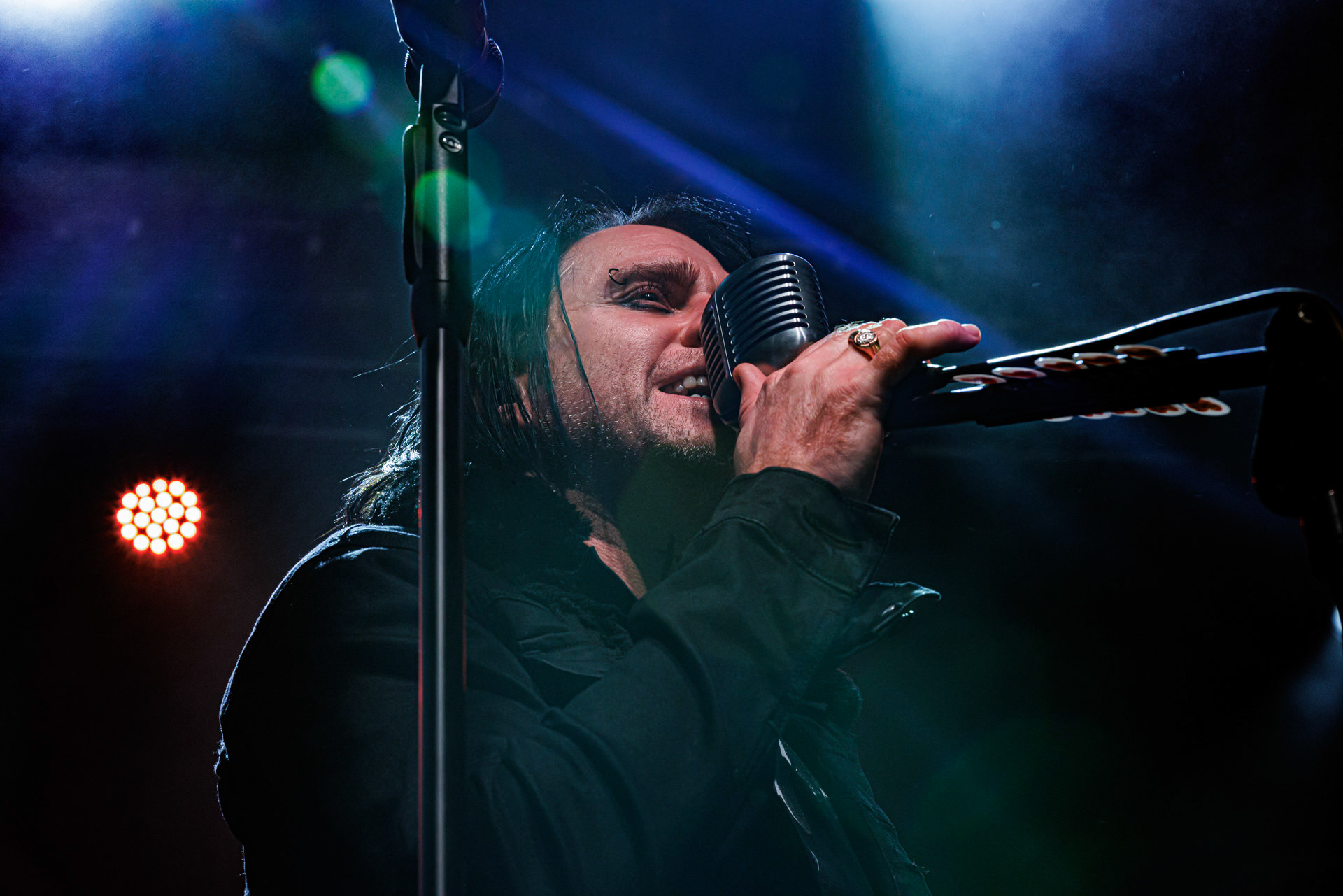 7.10.2022 Warszawski koncert Three Days Grace w klubie Progresja.Kanadyjczycy promuja nowy album EXPLOSIONS.n/z Barry Stock – gitara, n/z Brad Walst – gitara basowa, n/z Neil Sanderson – perkusja, instrumenty klawiszowe, n/z Matt Walst – wokal,Produkcja Knock Out Productions, Fot. Andrzej Wasilkiewicz/Reporter