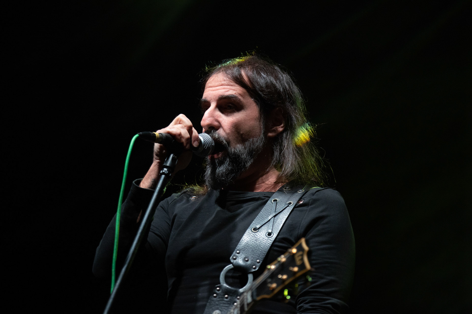 24.09.2021 koncert Rotting Christ, Warszawa, Progresja.N/z Sakis Tolis gitara wokal,fot. Andrzej Wasilkiewicz/REPORTER