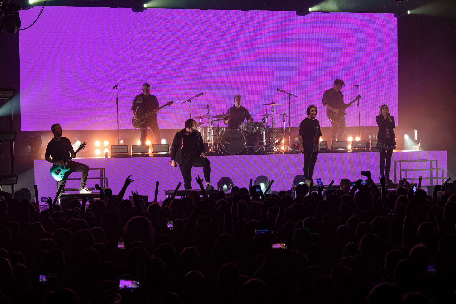 18.03.2023 - Electric Callboy - niemiecki metalcore w warszawskiej Progresji.Knock Out Productions. Fot. Andrzej Wasilkiewicz/Reporter