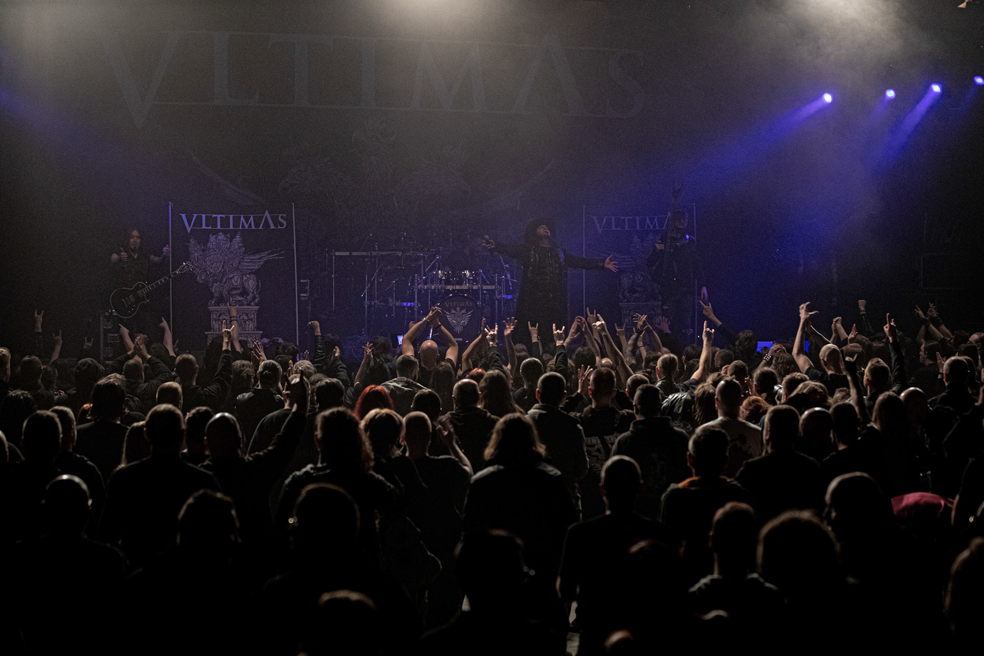 Vltimas - Outstrider European Tour 2020. USA/Kanada - death metal. 
Amerykański death metal,frontmenem zespołu jest wokalista David Vincent ex Morbid Angel. 
Koncert w Warszawskiej Progresji, Knock Out Productions.
fot. Andrzej Wasilkiewicz/Reporter