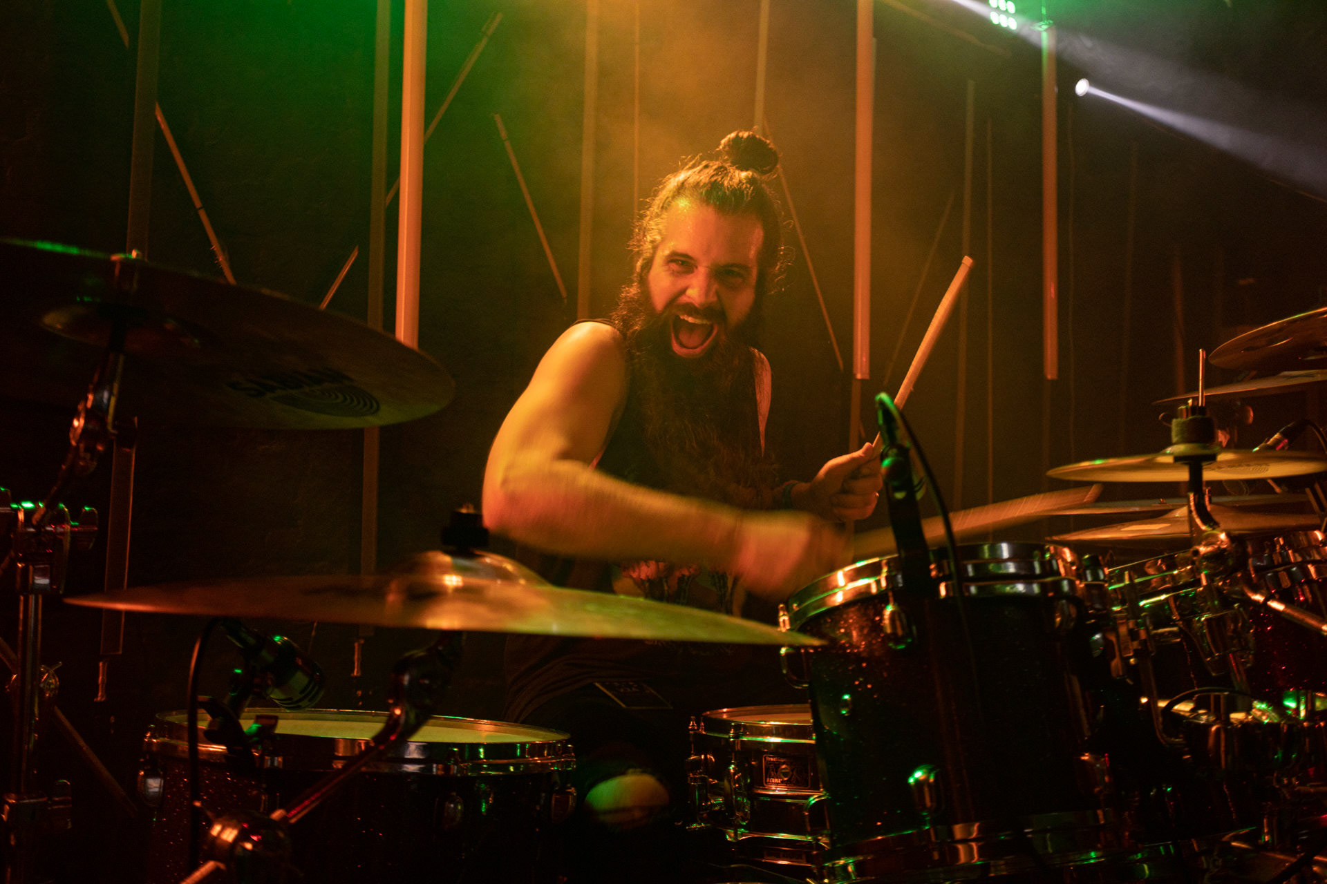 13.09.2022 VOYAGER - Warsaw pop/prog/power/rock/metal.Danny Estrin - Lead Vocals/Keys/Programming,Simone Dow - Guitars,Alex Canion - Bass/Backing Vocals,Scott Kay - Guitars,Ashley Doodkorte - Drums,Produkcja Knock Out Productions,Hydrozagadkafot. Andrzej Wasilkiewicz/kaziq.com