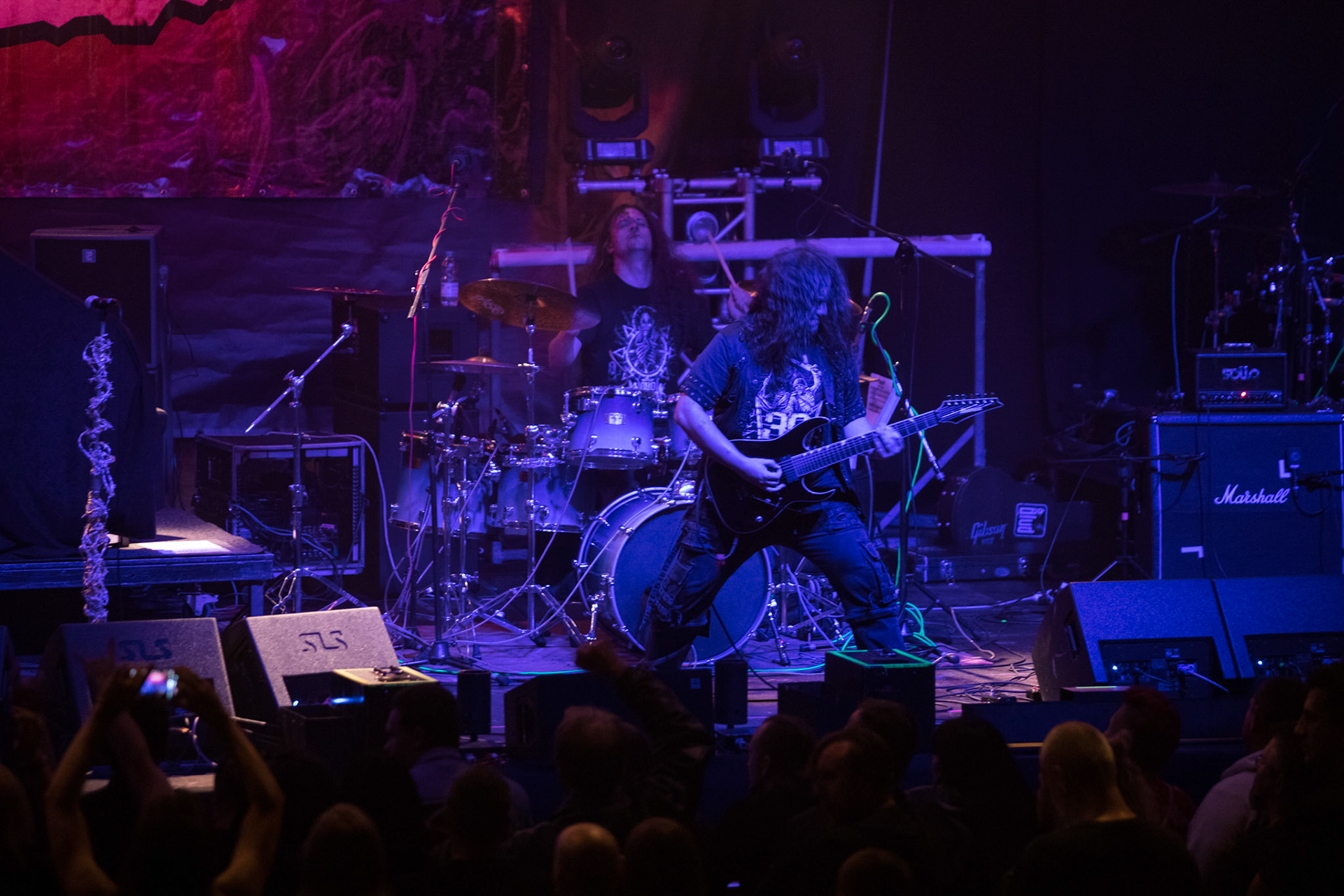 Legendy Metalu QUO VADIS - Thrash Metal - koncert Legendy Metalu w warszawskiej Progresji,
Tomasz "Skaya" Skuza - bass/vocal
Ian "Źdźbło" Bemolator- guitar
Mateusz "Matek" Lazar - guitar
Szymon "Sajmon" Synówka - drums
fot. Andrzej kaziq Wasilkiewicz