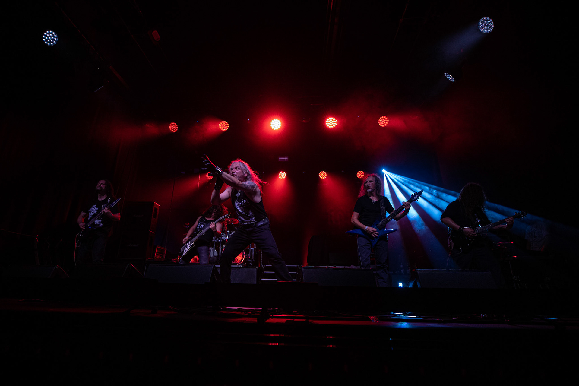 12.09.2021 - KAT i Roman Kostrzewski - koncert "Do zobaczenia w piekle" Wroclaw, Centrum Koncertowe A2.   Piotr „Peter” Wiwczarek (Vader), fot. Andrzej kaziq Wasilkiewicz