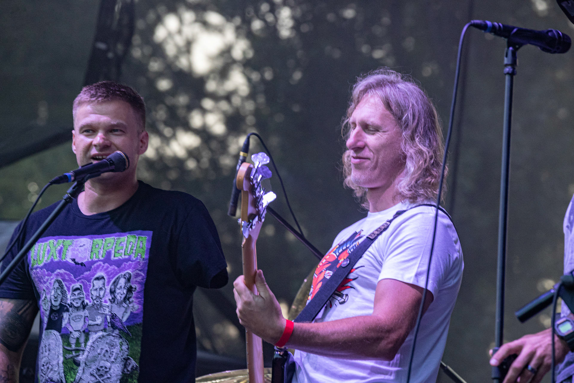 Koncert Luxtorpeda 10 urodziny. Warszawa Progresja.Gramy do Woli.n/z.Krzysztof „Kmieta” Kmiecik – gitara basowaFot. Andrzej kaziq Wasilkiewicz/Reporter