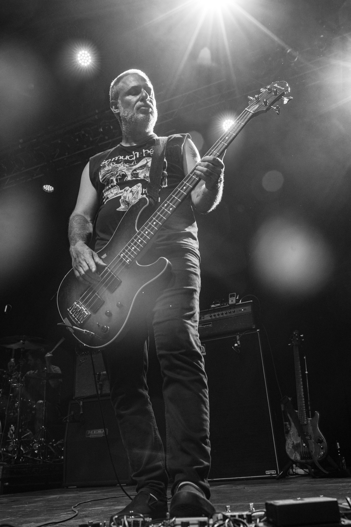 Neurosis - USA Oakland - pionierzy post metalu w warszawskiej Progresji, formacja kalifornijczyków napędzana przez Scott Kelly i Steve von Till wyszła od sluge metal, industrial, doom metal, hardcore punk, grunge, southern rock, po noise rock. Produkcja Knock Out Productions, fot. Andrzej kaziq Wasilkiewicz/Reporter